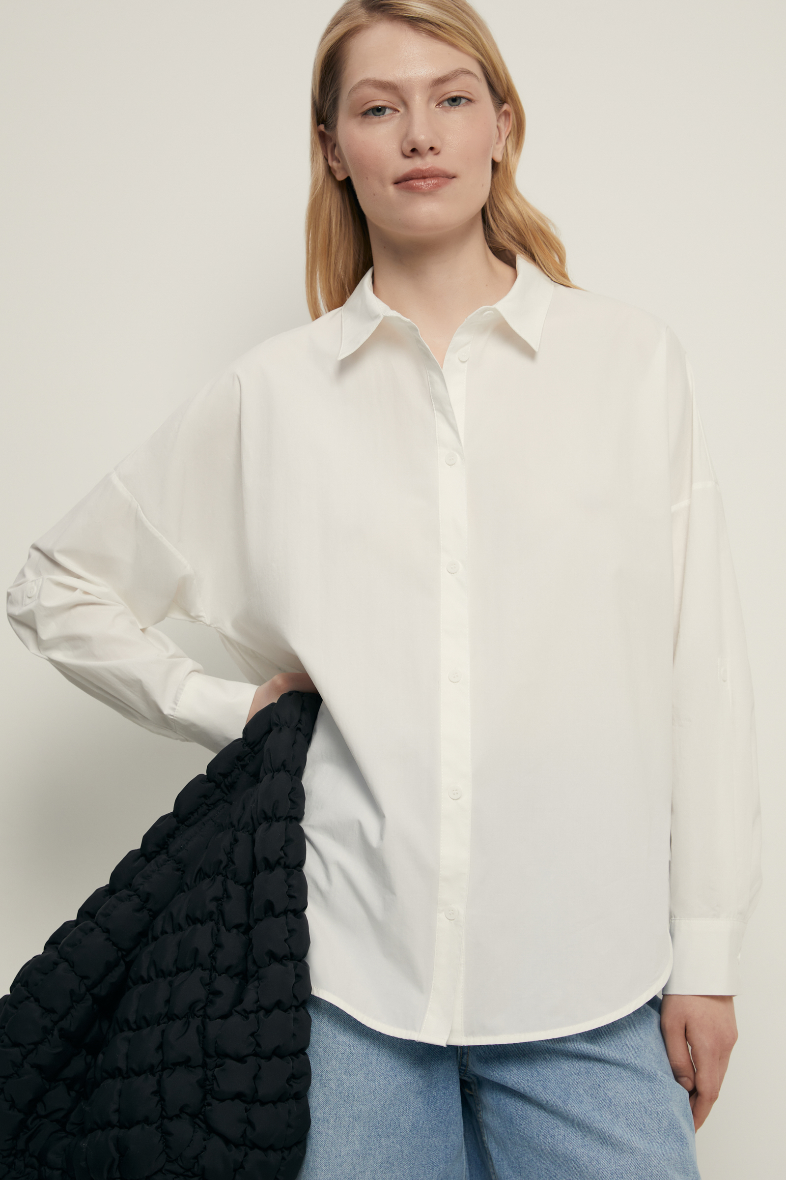 Рубашка Finn Flare свободного силуэта, 716 gardenia, арт. FSF11072