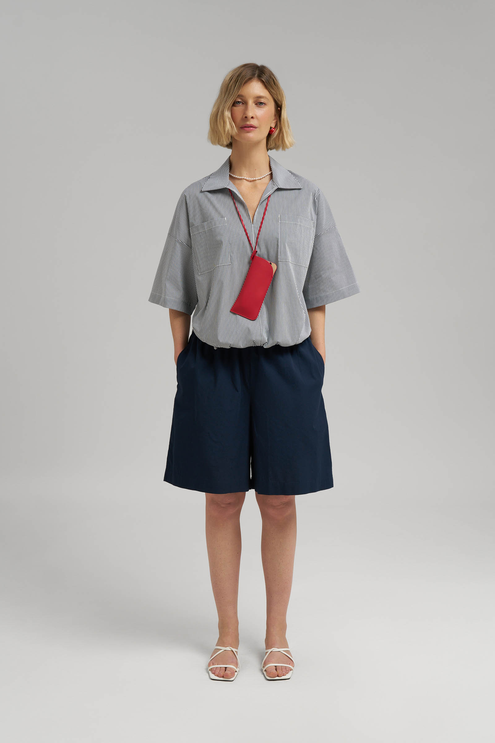 Блузка Finn Flare, серый, арт. FSG110199