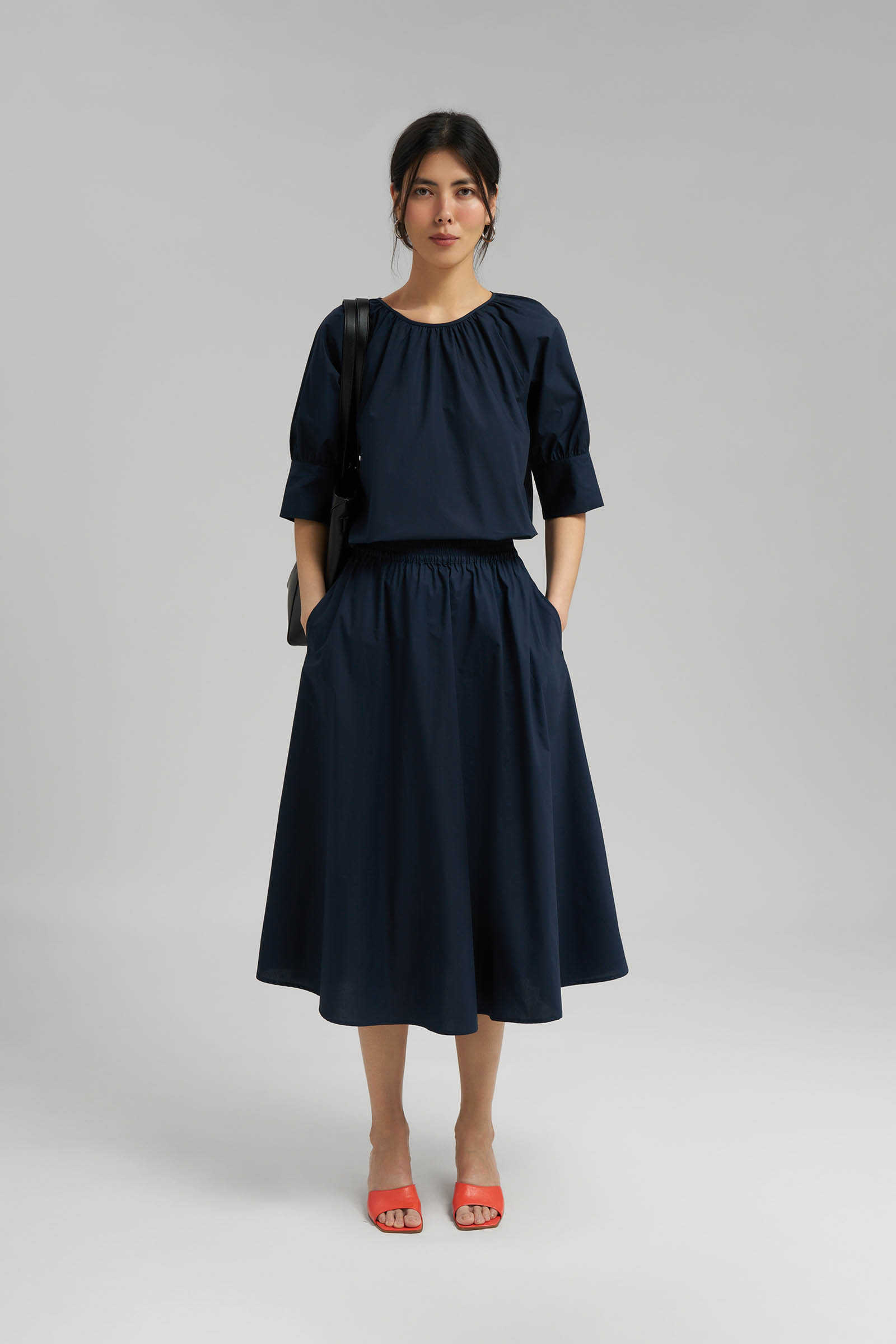 Юбка А-силуэта Finn Flare, синий, арт. FSG11063