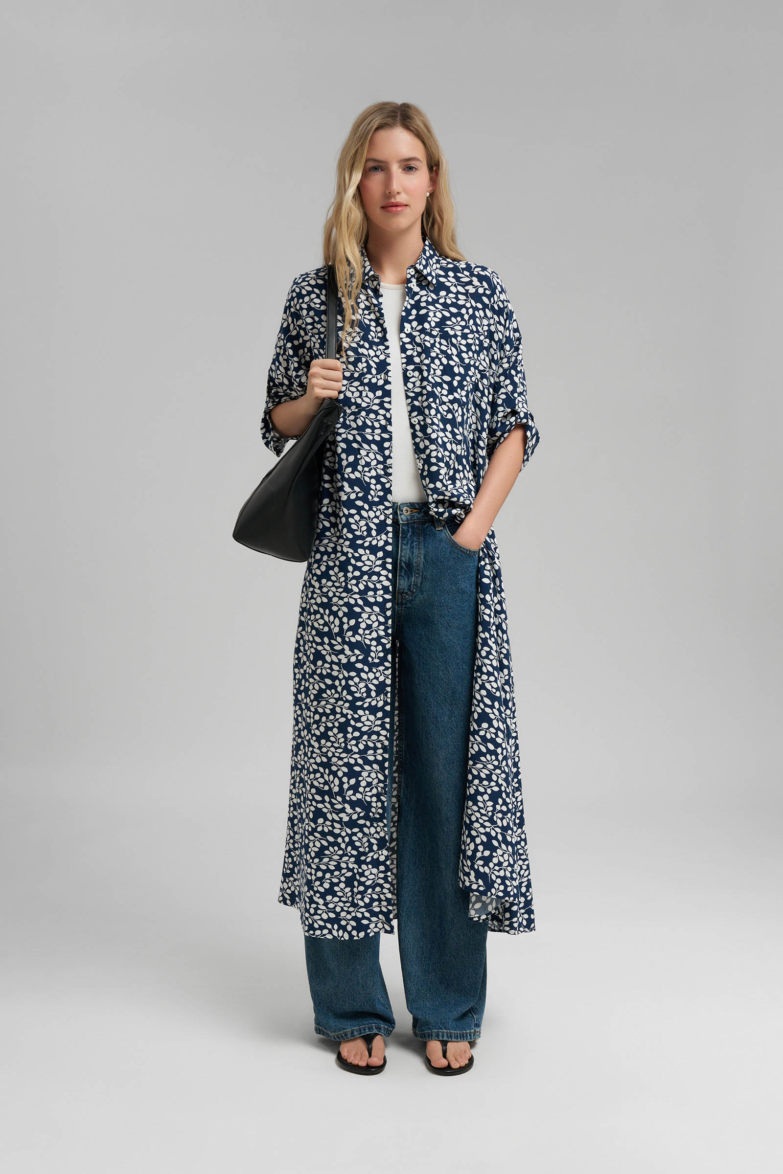 Платье-рубашка миди Finn Flare, разноцветный, арт. FSG110208