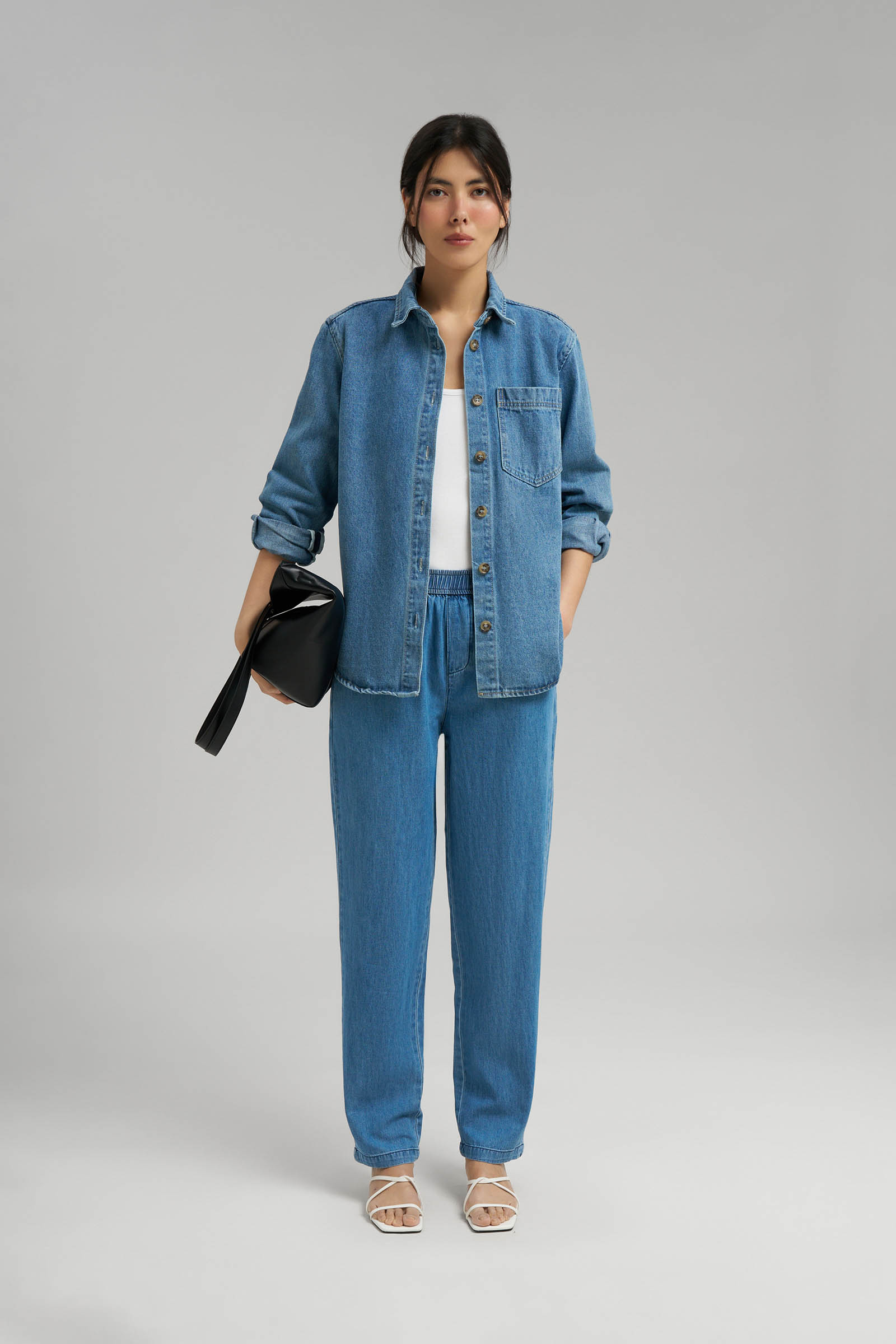 Джинсы женские Finn Flare, синий, арт. FSG15001