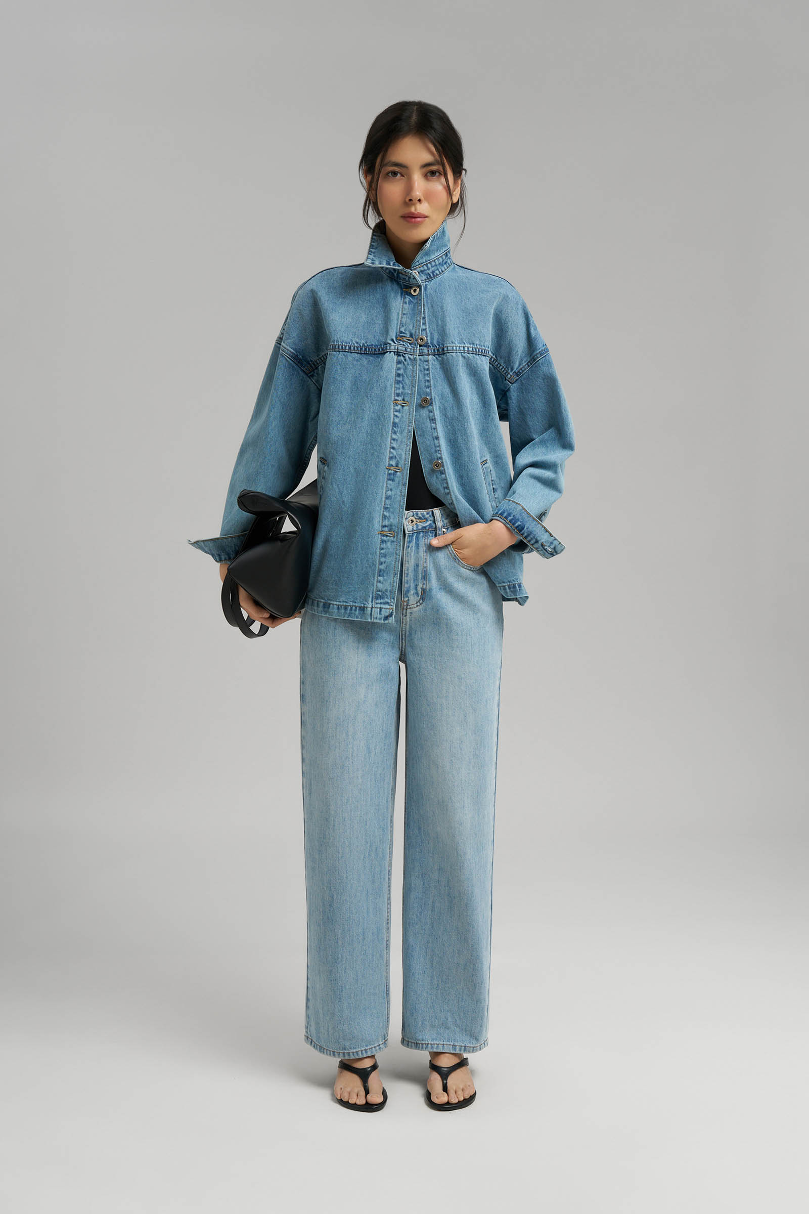 Джинсы женские Finn Flare, голубой, арт. FSG15007