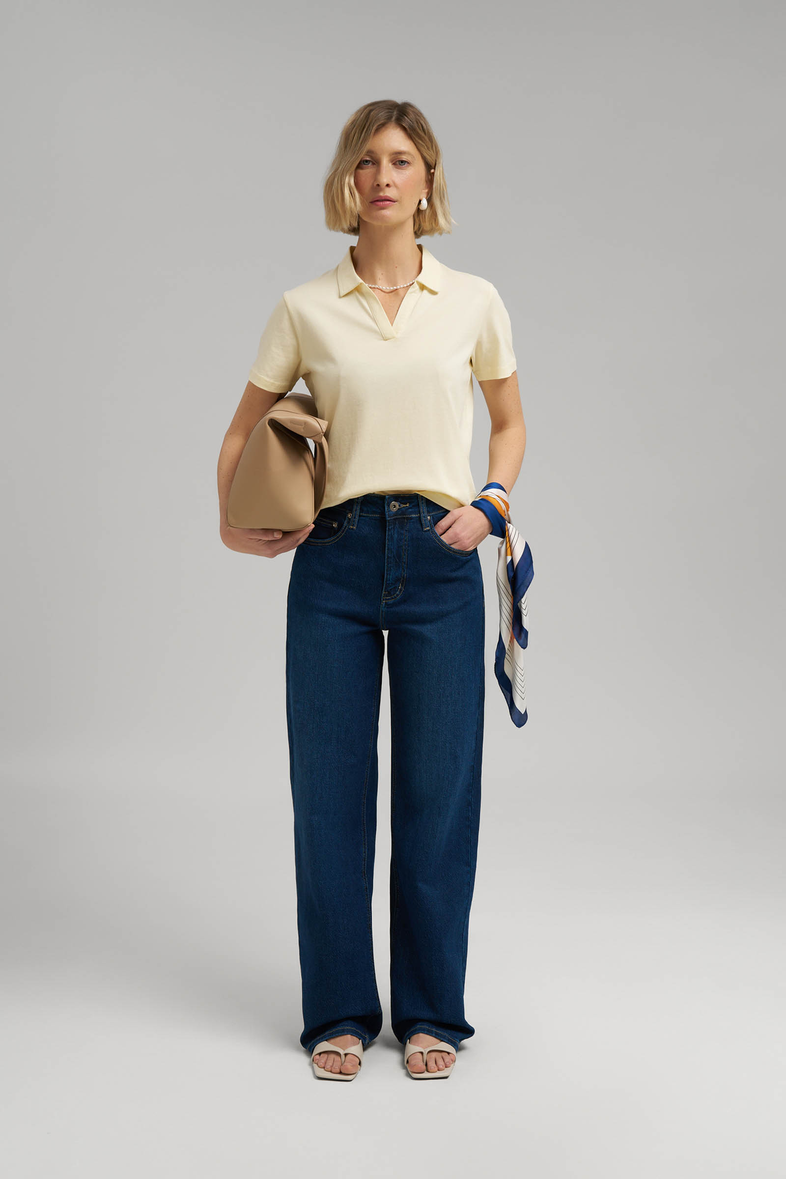 Джинсы женские Finn Flare, синий, арт. FSG15009