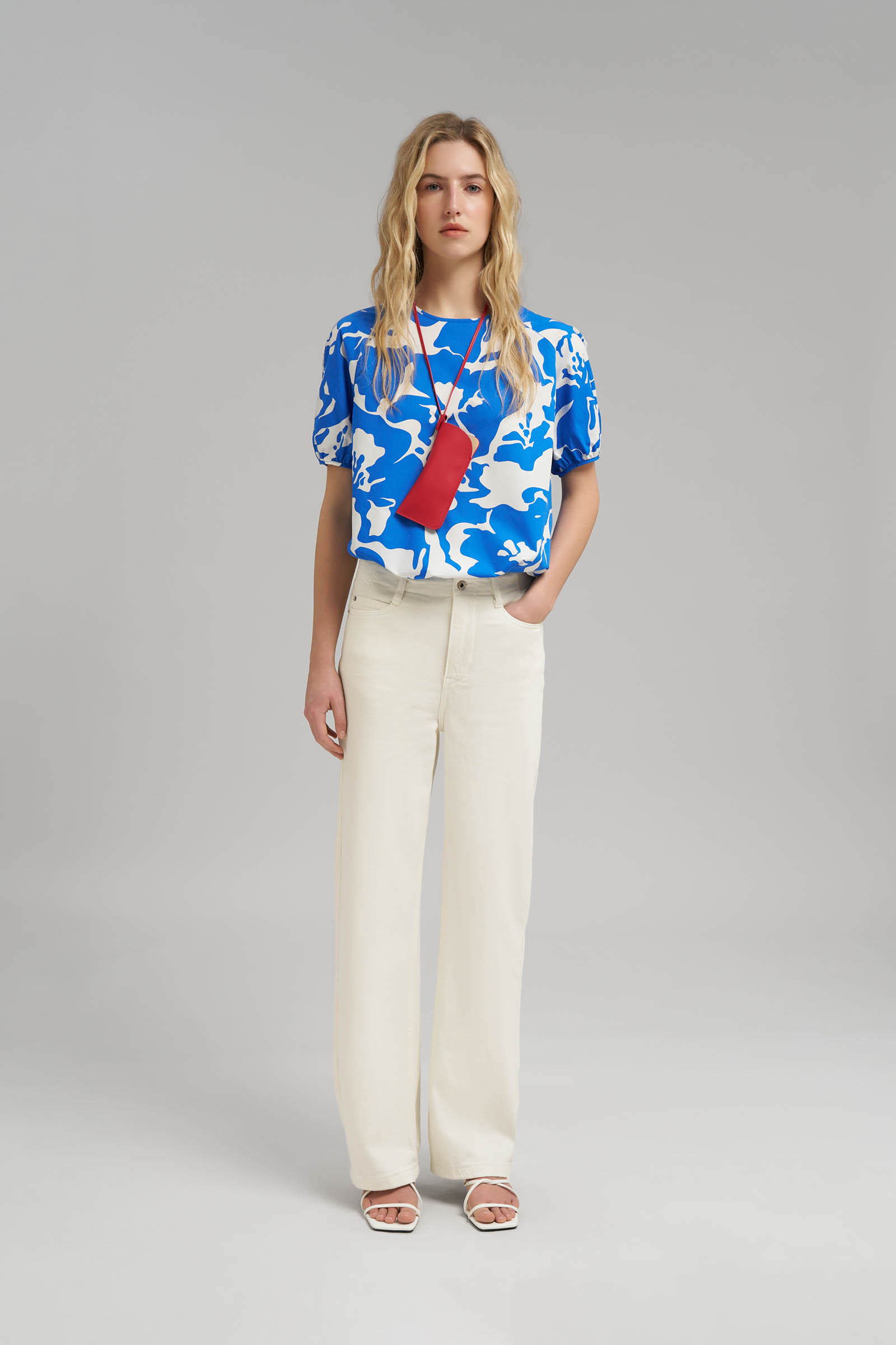 Блузка женская Finn Flare, разноцветный, арт. FSG110205