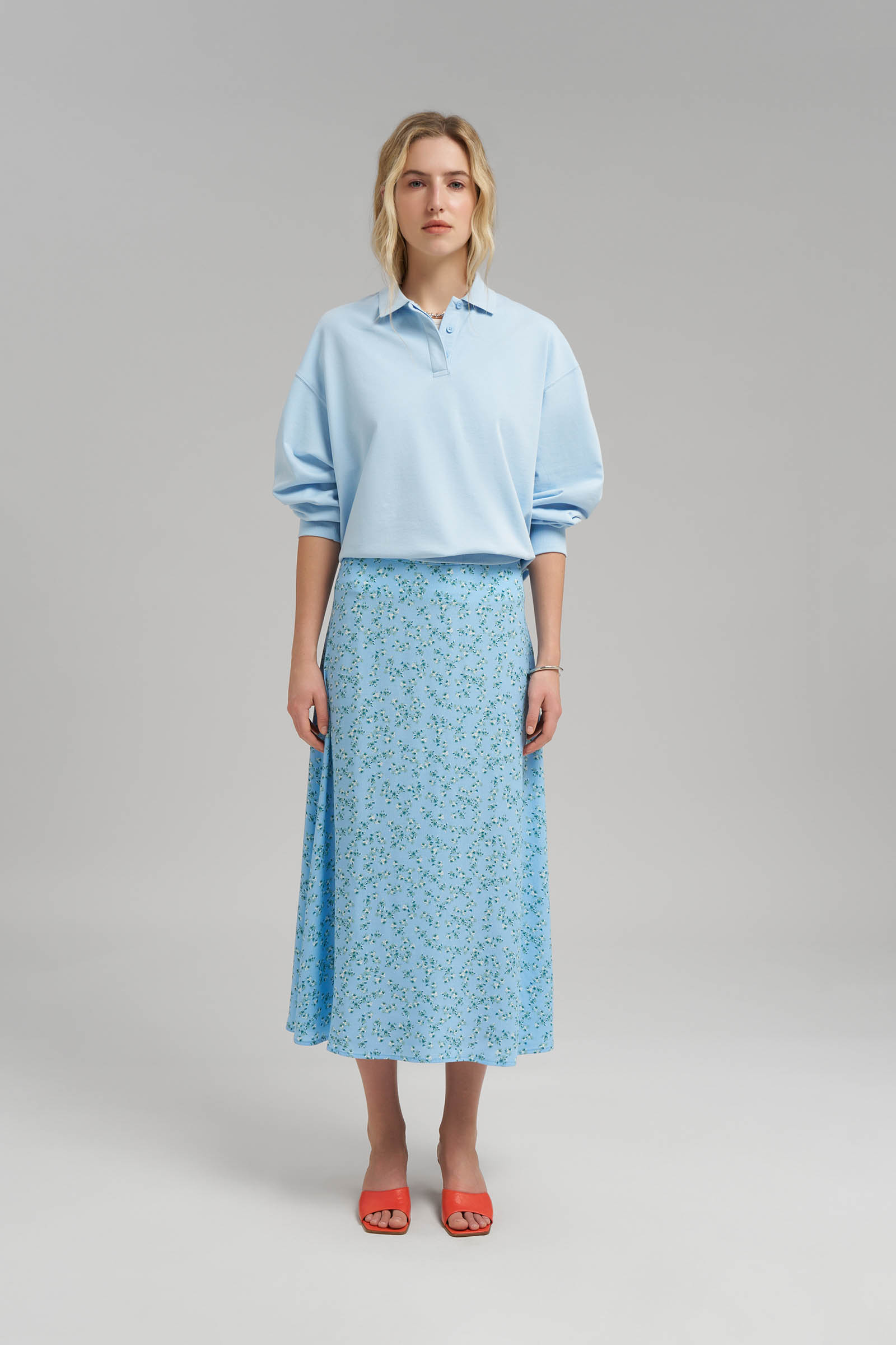 Юбка женская Finn Flare, голубой, арт. FSG12012