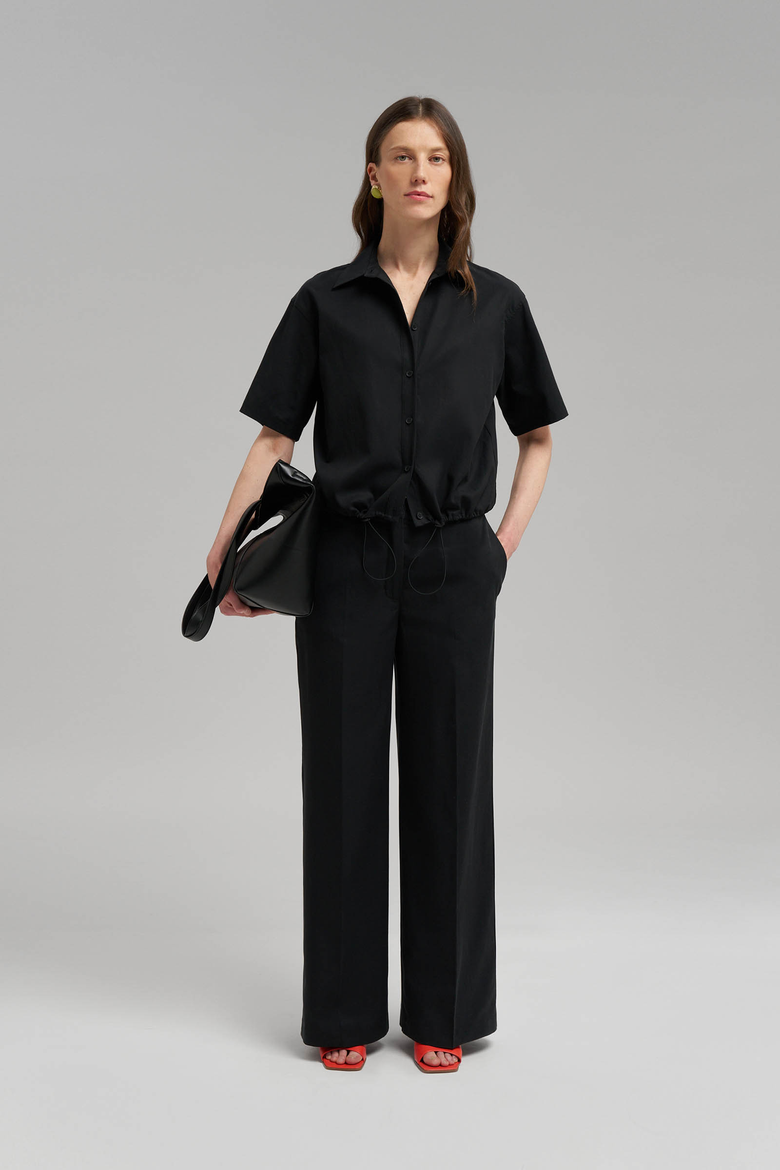 Блузка Finn Flare, черный, арт. FSG110197