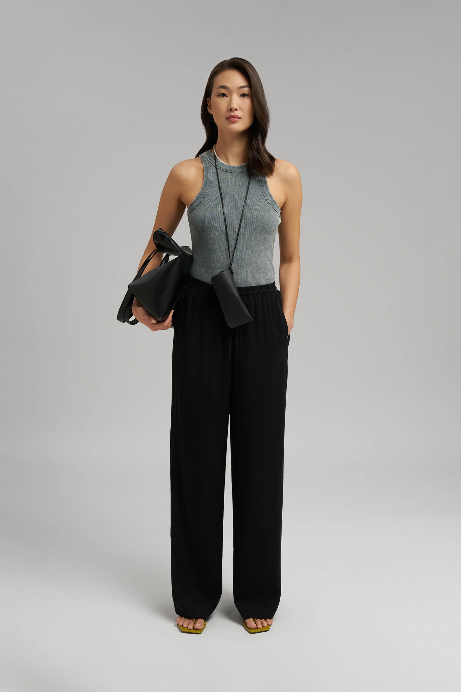 Брюки женские FINN FLARE, черный, арт. FSG11020