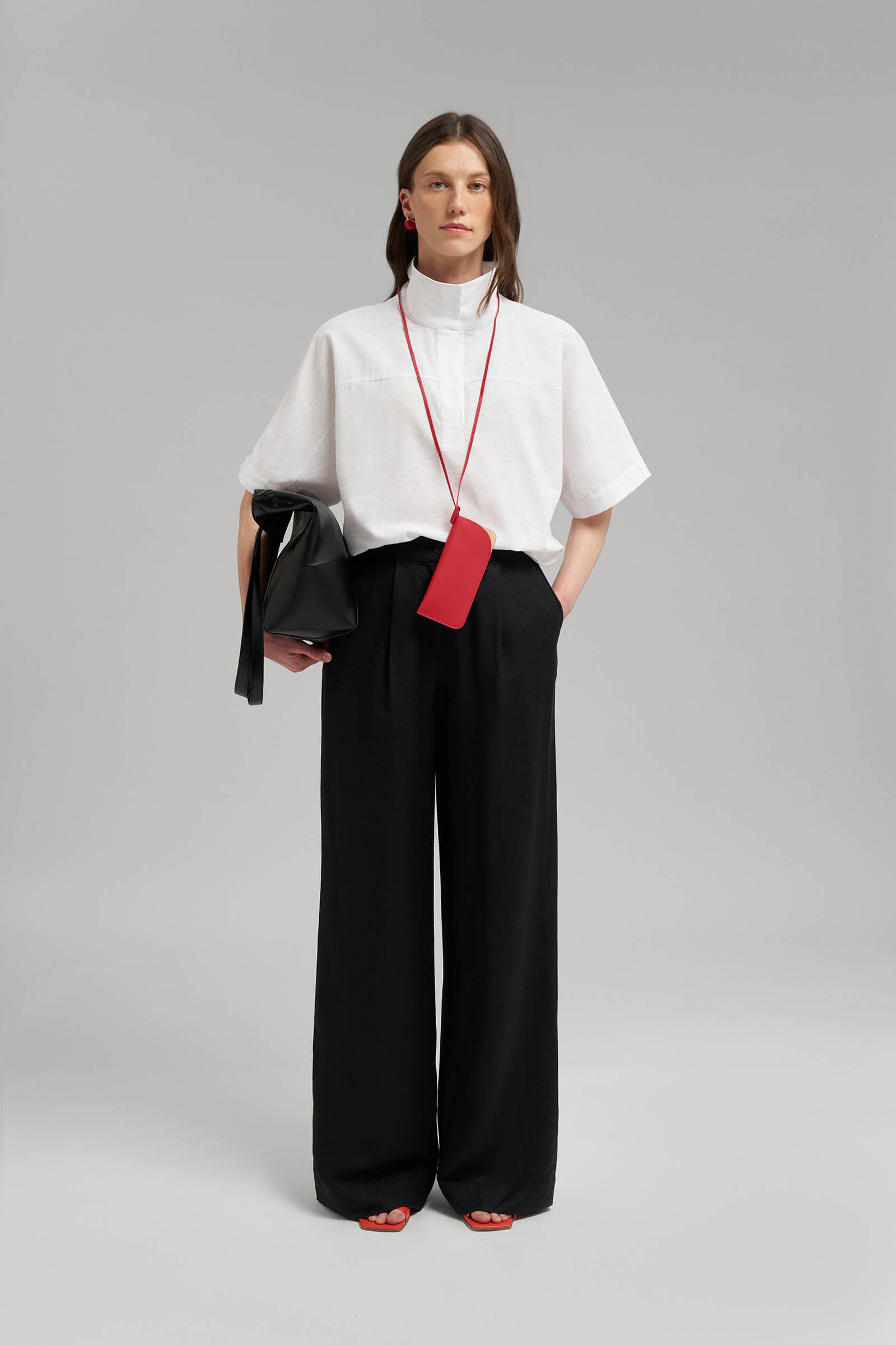 Брюки-палаццо Finn Flare, черный, арт. FSG11059