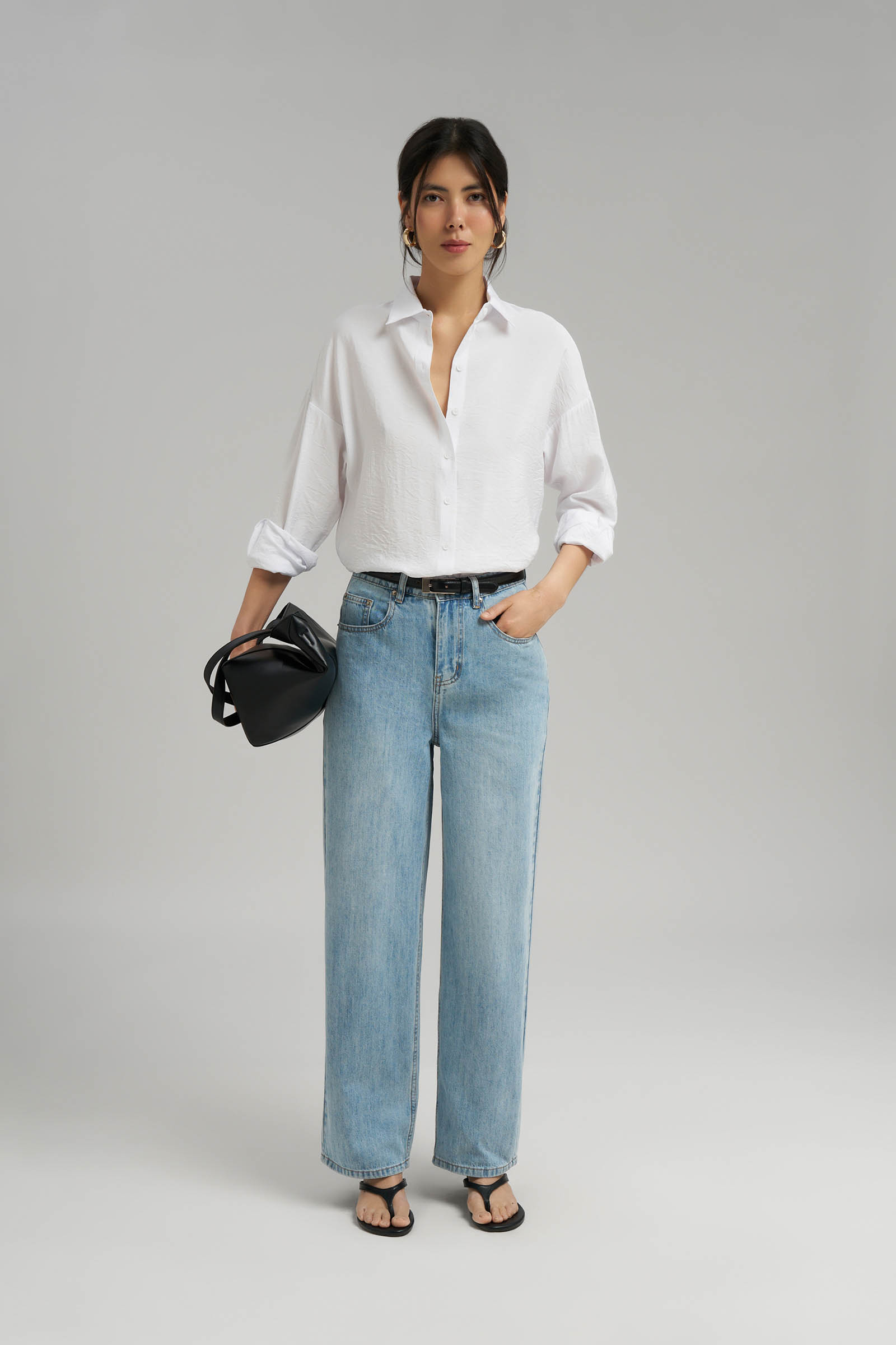 Блузка женская Finn Flare, белый, арт. FSG11055