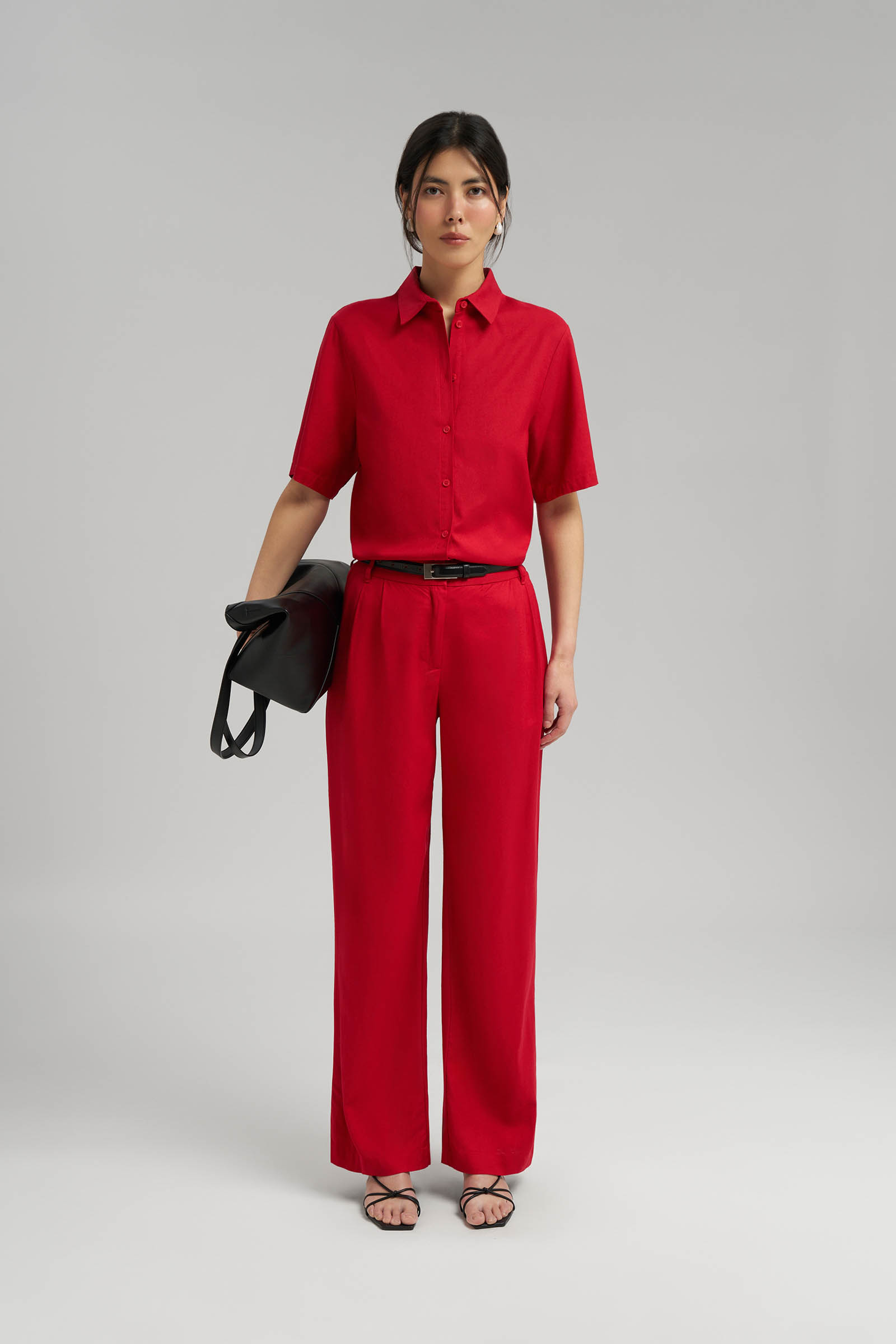 Брюки женские Finn Flare, красный, арт. FSG11067