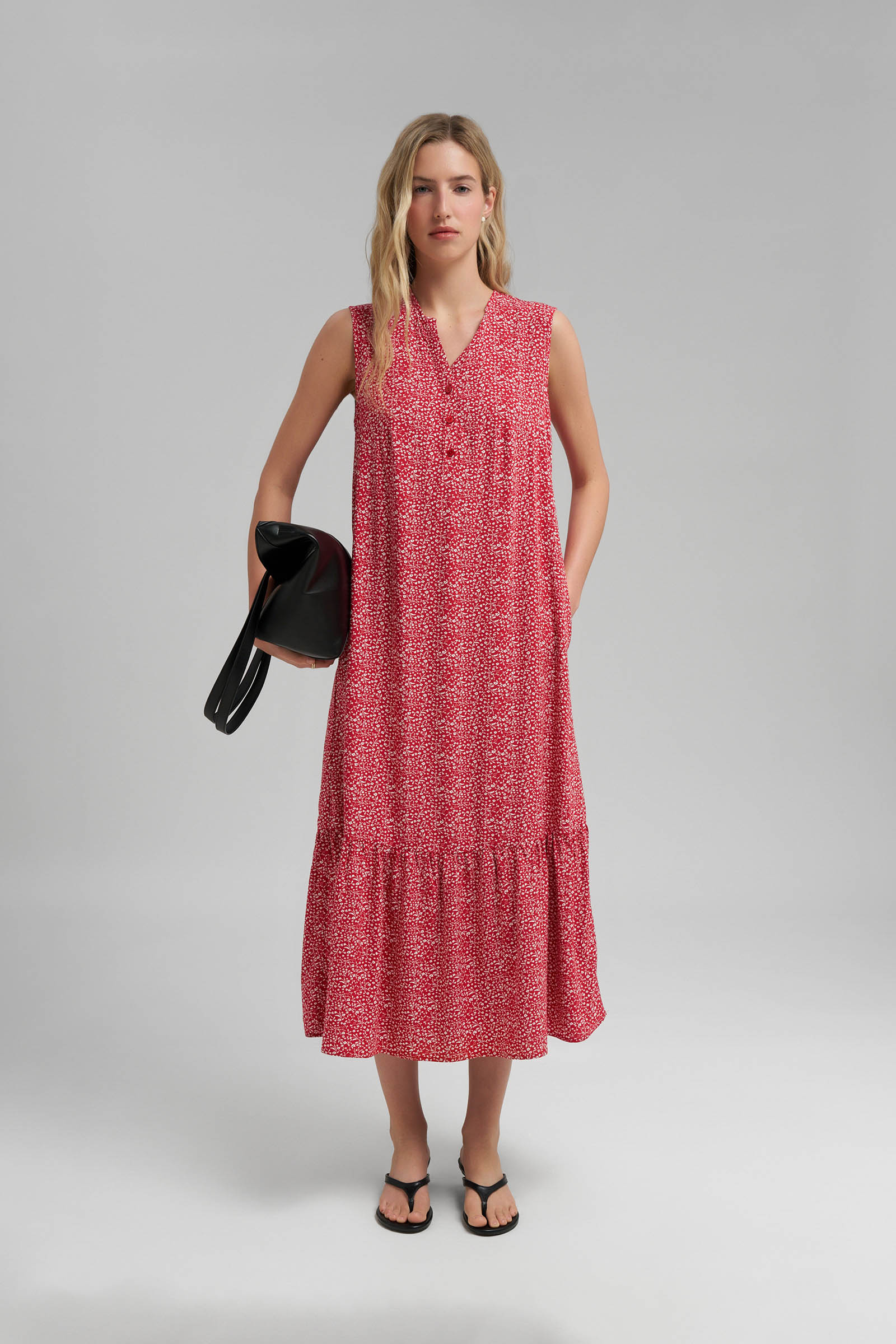 Платье женское Finn Flare, красный, арт. FSG12005