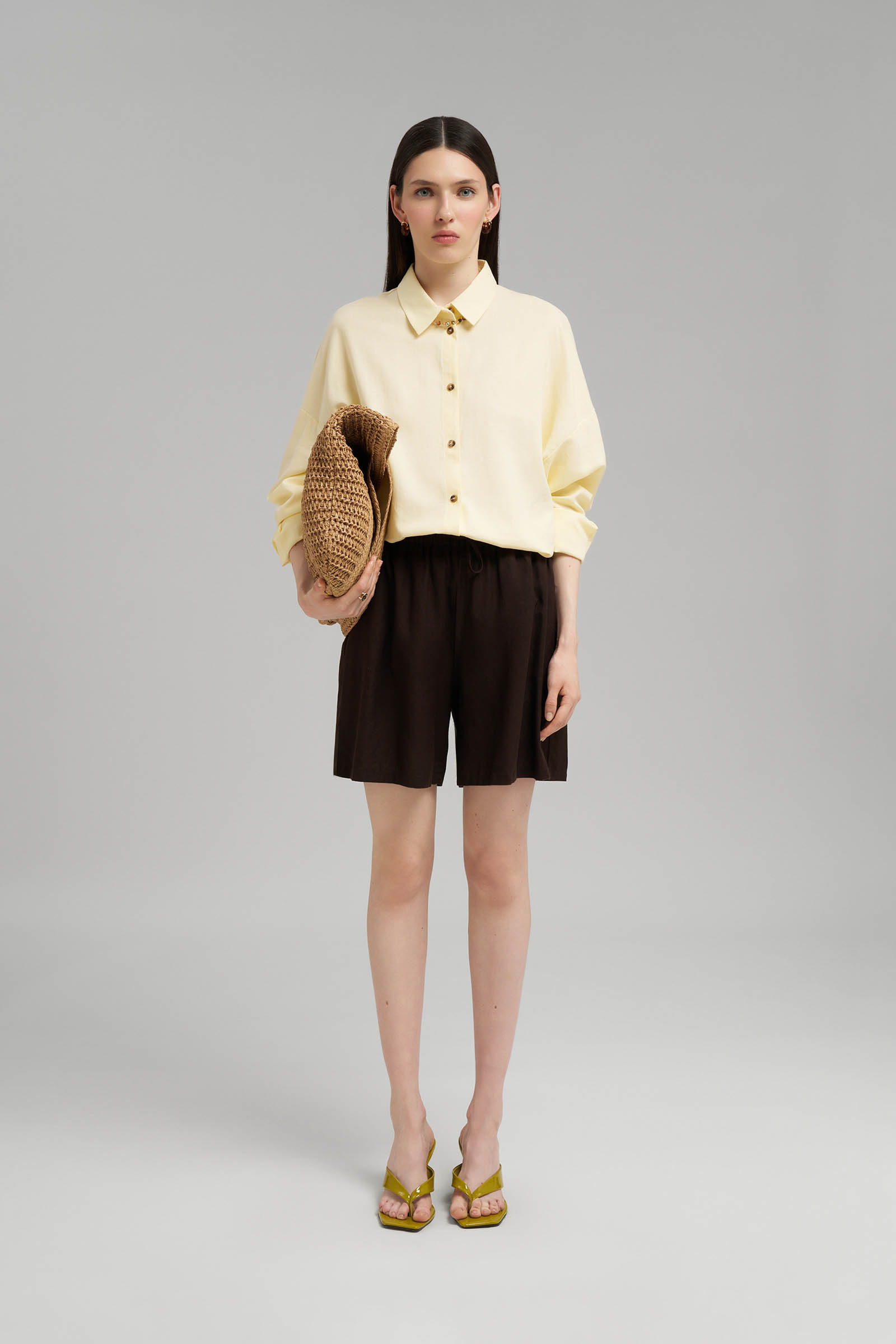 Блузка женская Finn Flare, бежевый, арт. FSG11002