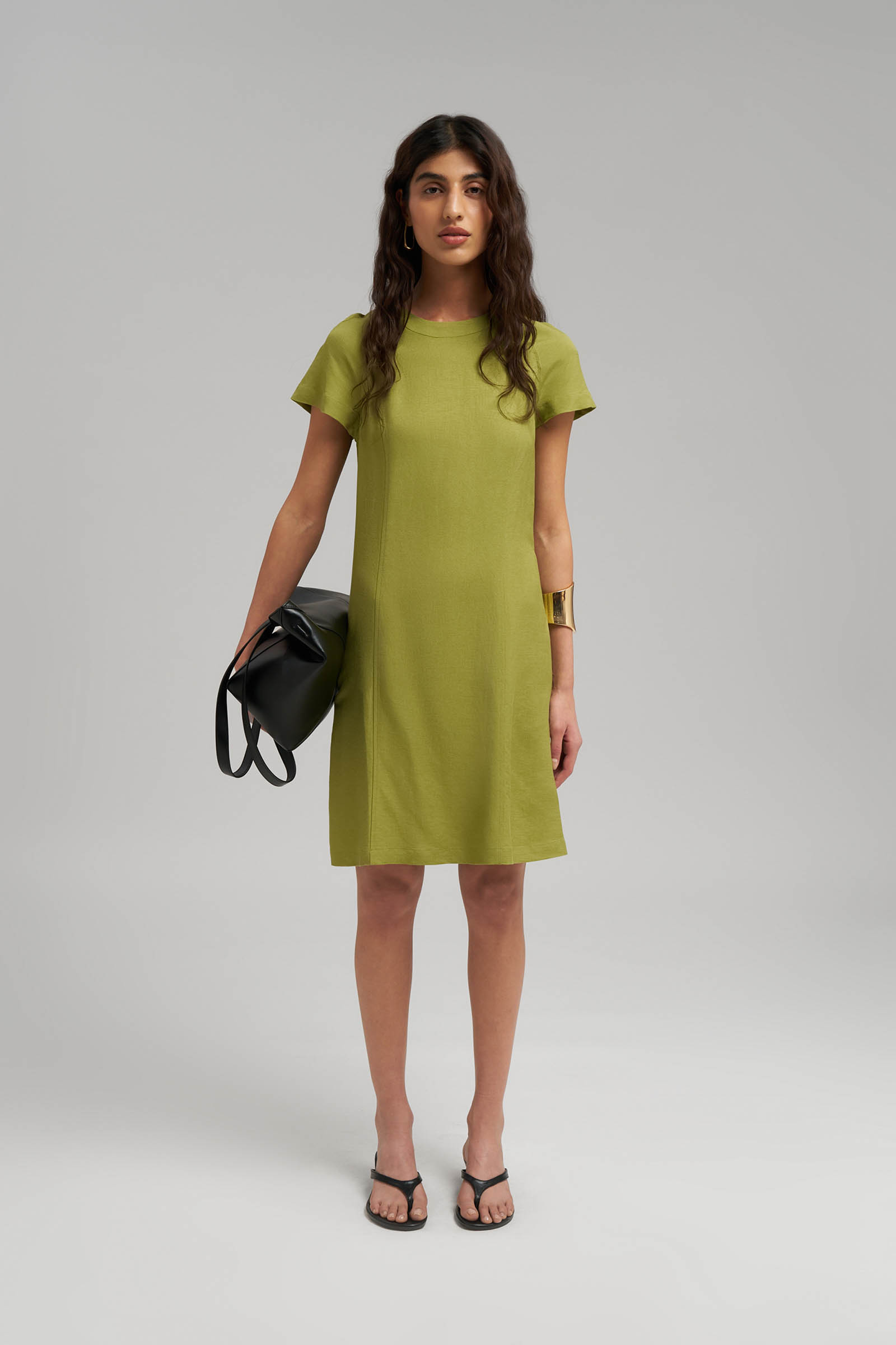 Платье мини Finn Flare, зеленый, арт. FSG110185