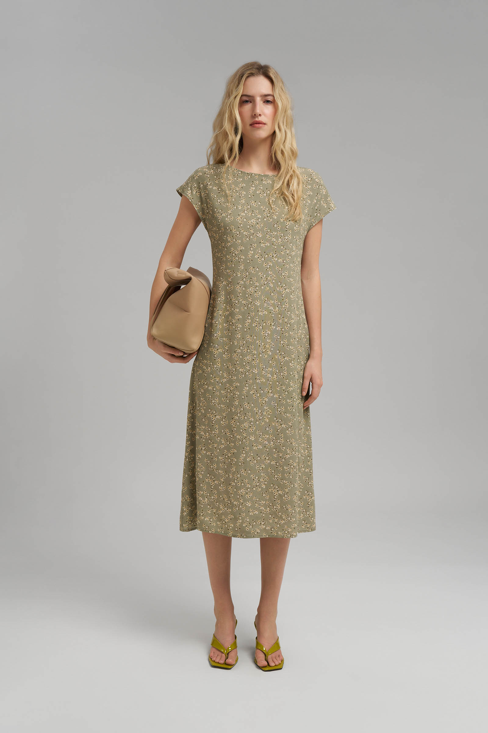 Платье женское Finn Flare, зеленый, арт. FSG12001