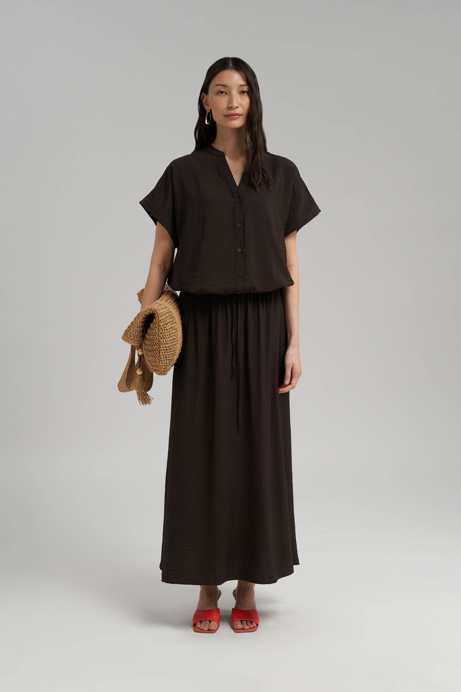 Блузка Finn Flare, коричневый, арт. FSG110202