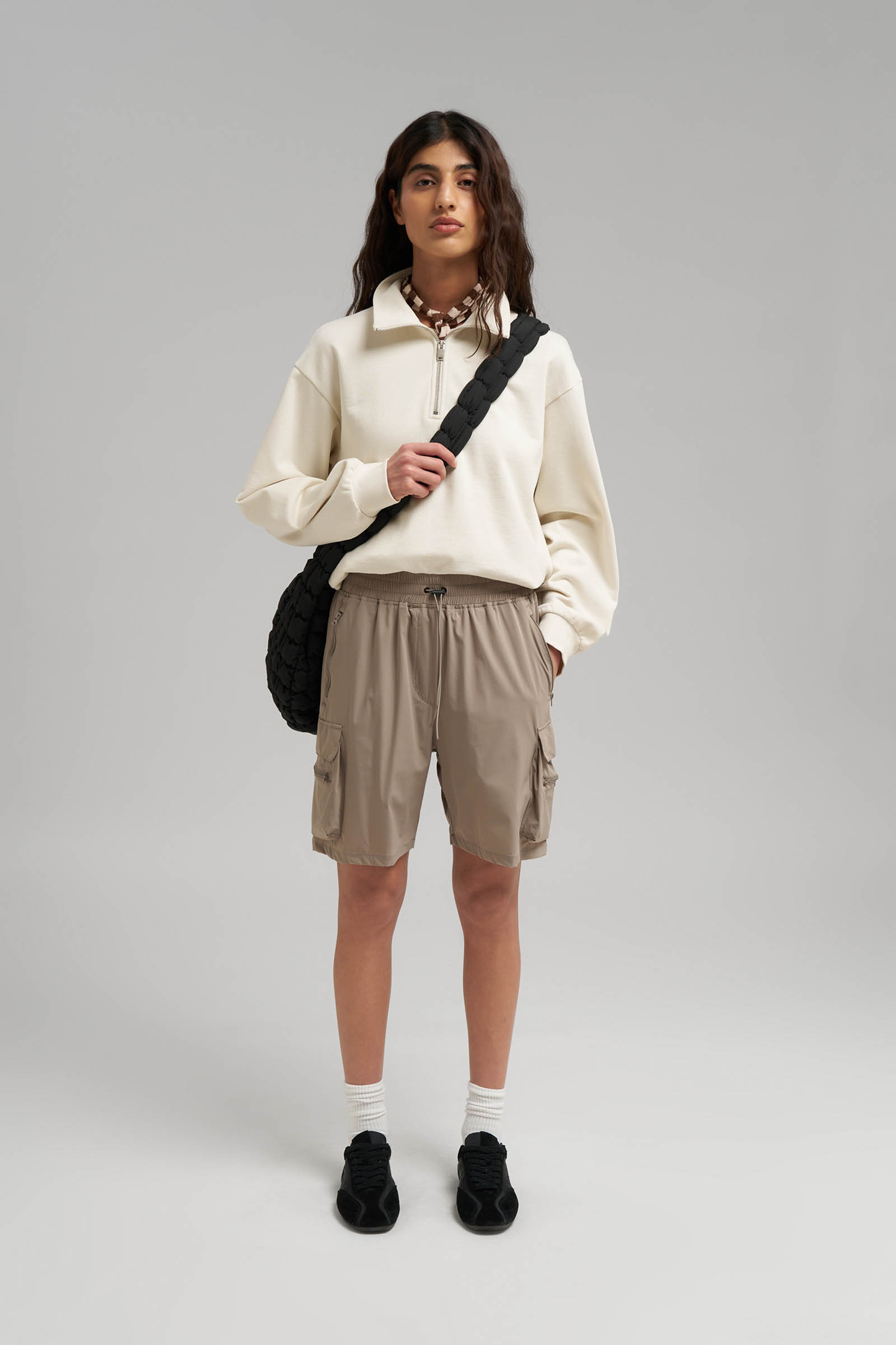 Шорты Finn Flare свободные, бежевый, арт. FSG110169