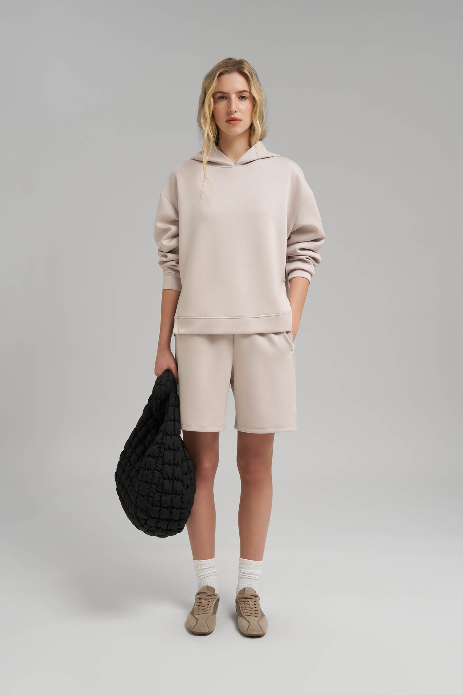 Свободная толстовка Finn Flare, бежевый, арт. FSG110157