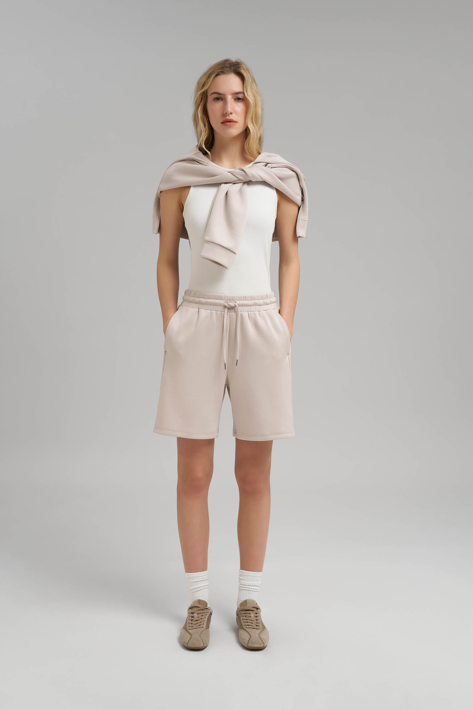 Свободные шорты Finn Flare, бежевый, арт. FSG110158