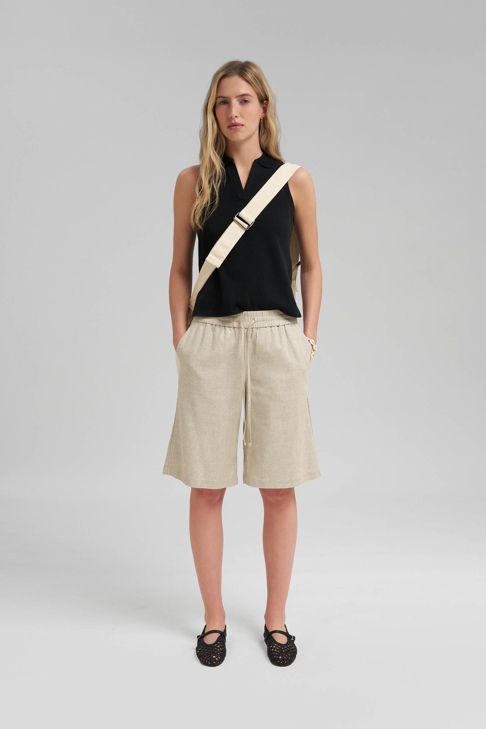 Свободные шорты Finn Flare, бежевый, арт. FSG11060