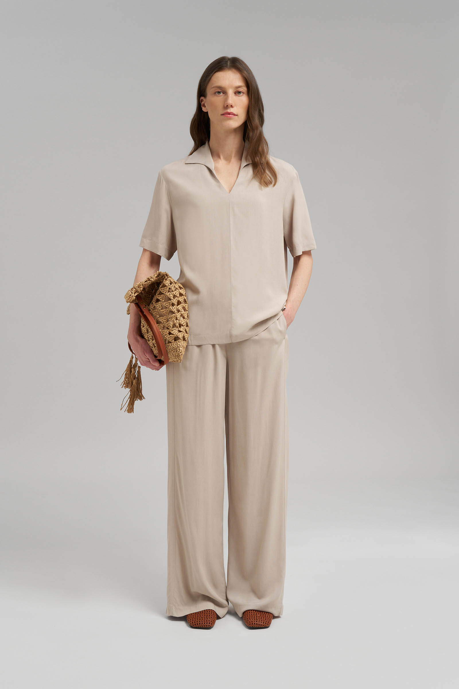 Блузка Finn Flare, бежевый, арт. FSG11069