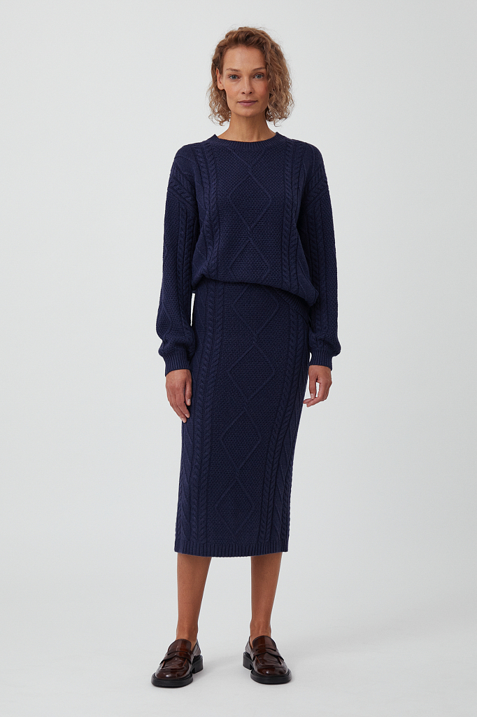 Трикотажный джемпер женский