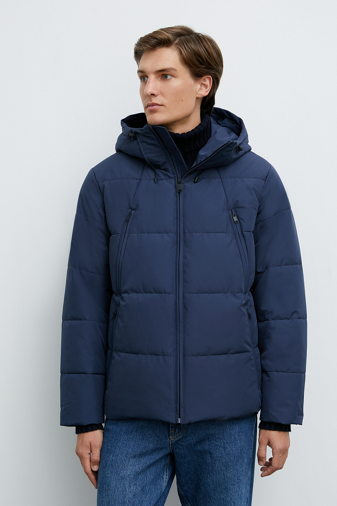 

Пуховик с капюшоном Finn-Flare, Пуховик с капюшоном