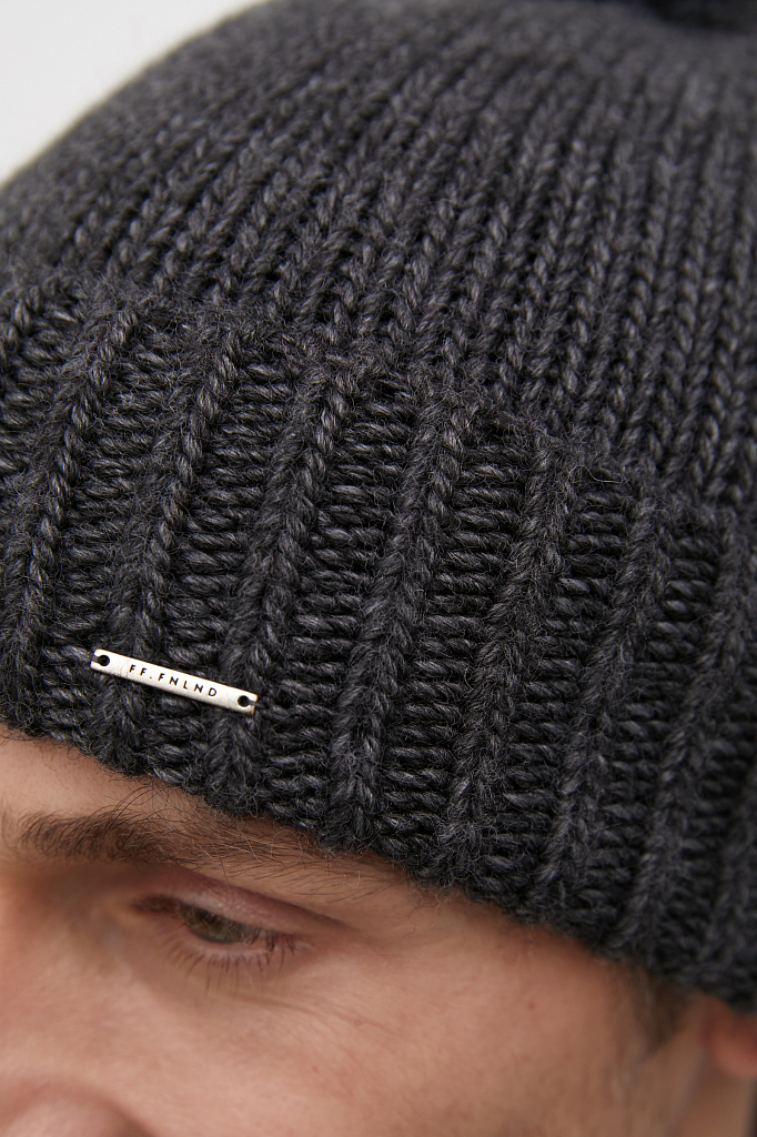 

шапка мужская, Темно-серый, шапка мужская