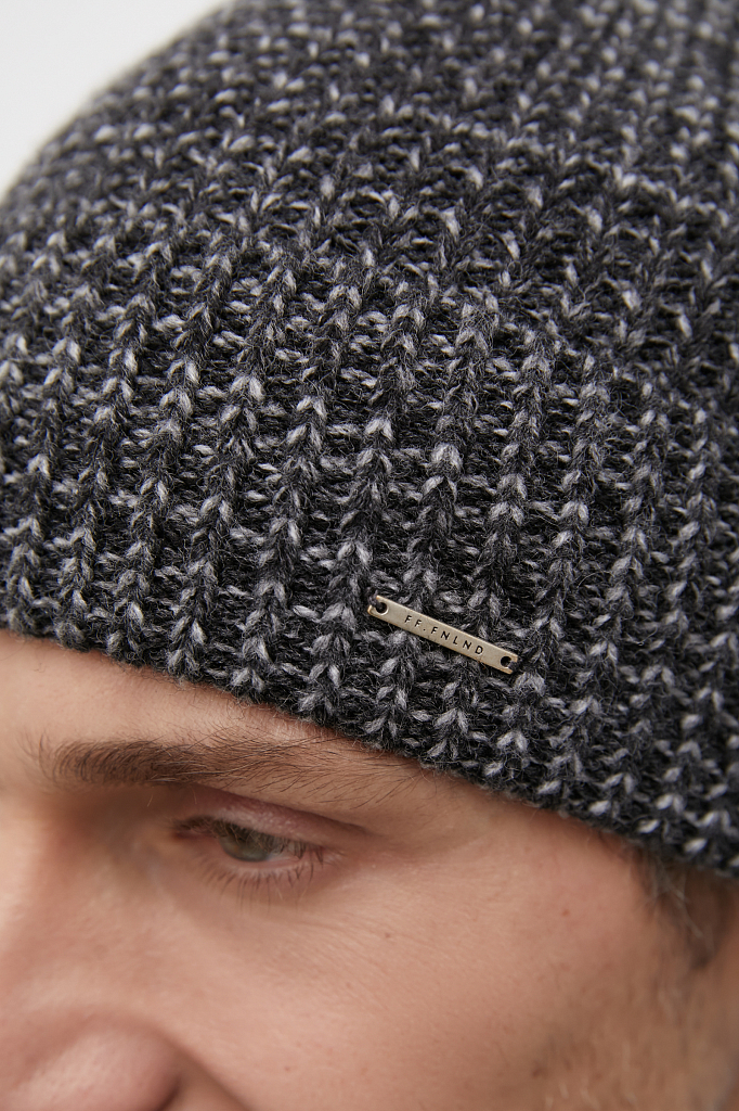 

шапка мужская, Темно-серый, шапка мужская