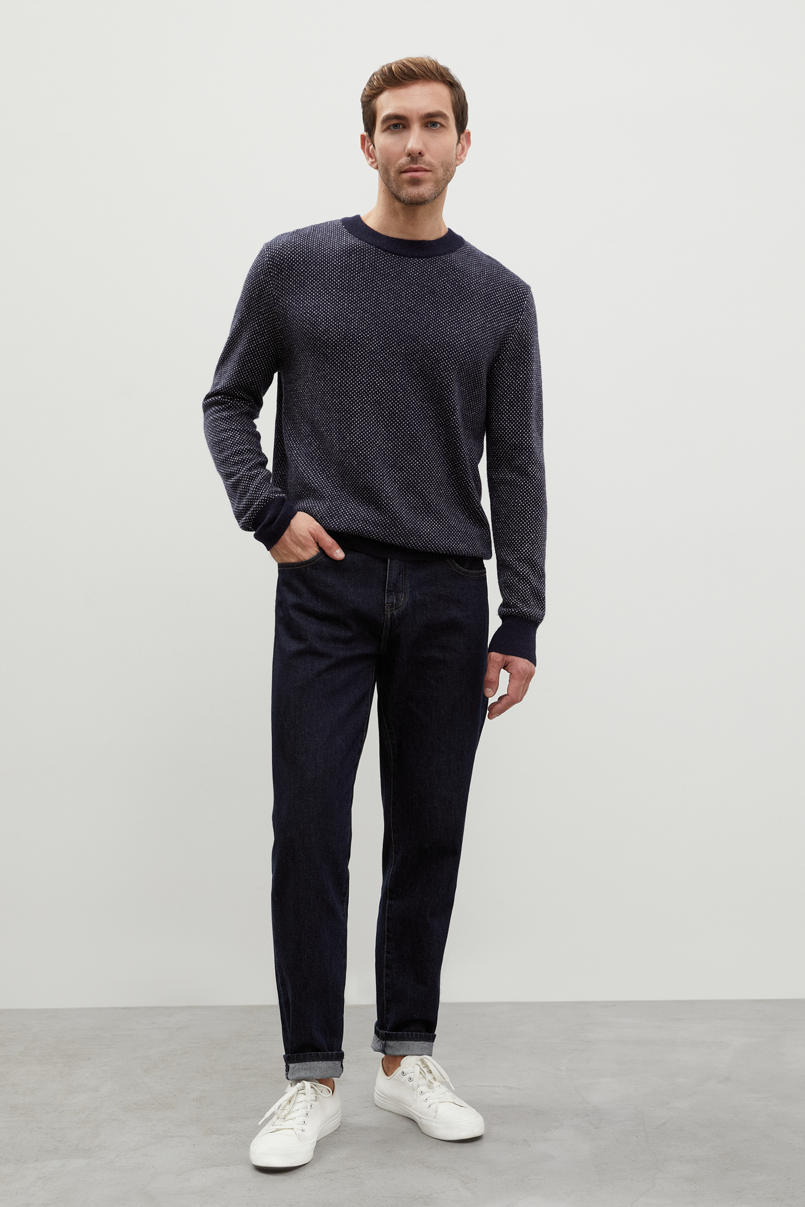 Джемпер с добавлением шерсти