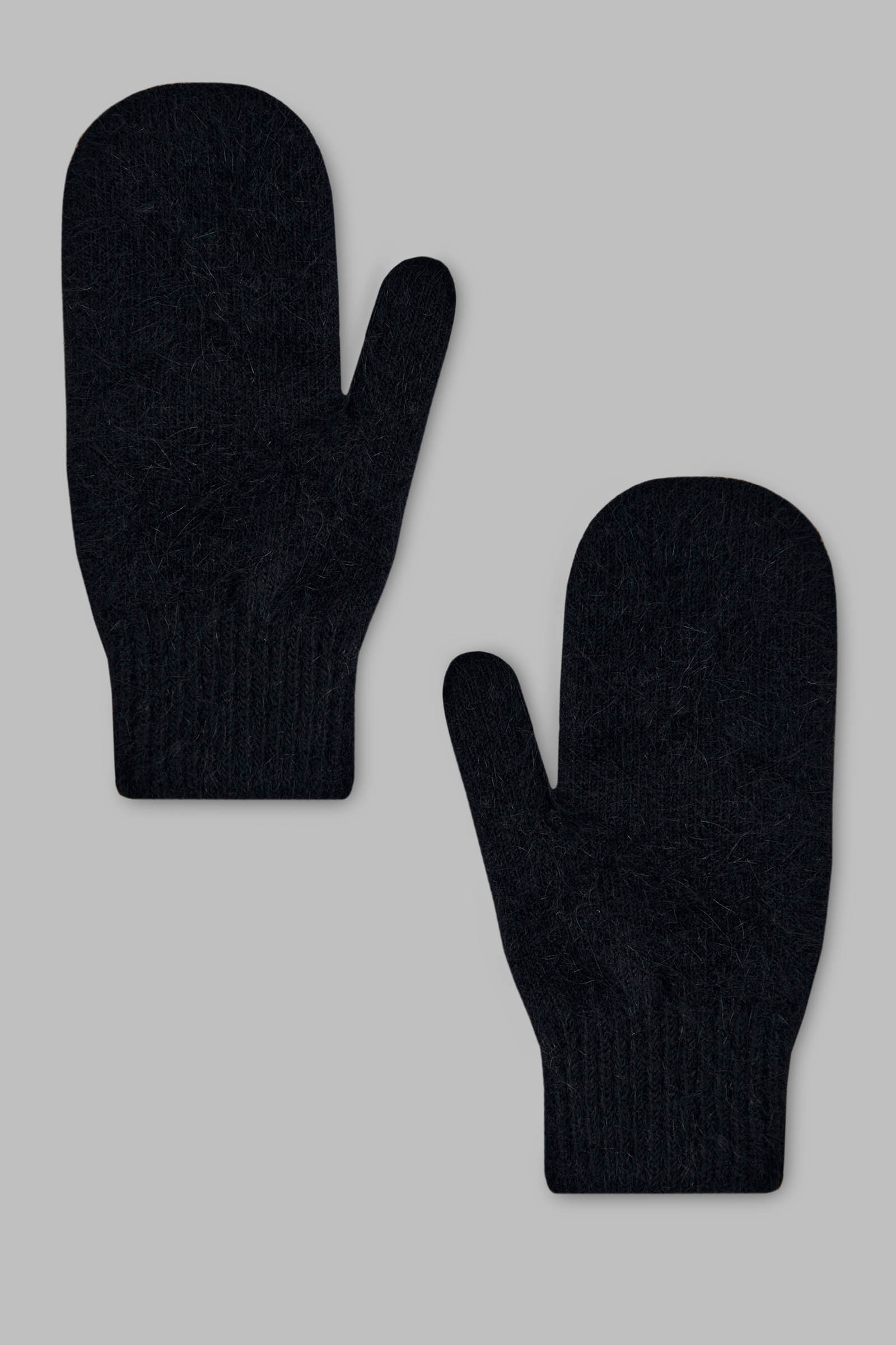Вязаные варежки Finn Flare, черный, арт. FWC11170