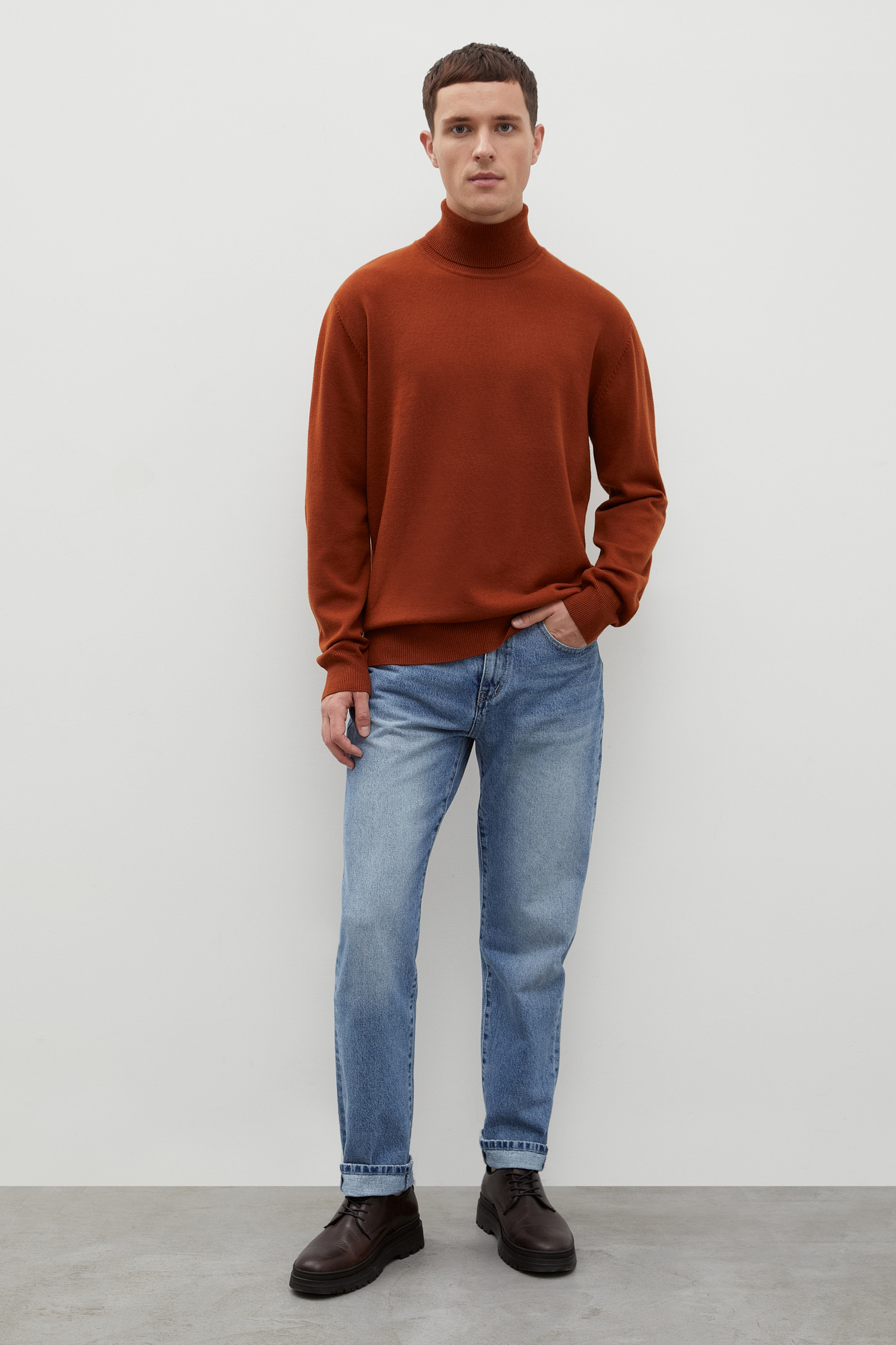 Базовая водолазка с добавлением шерсти