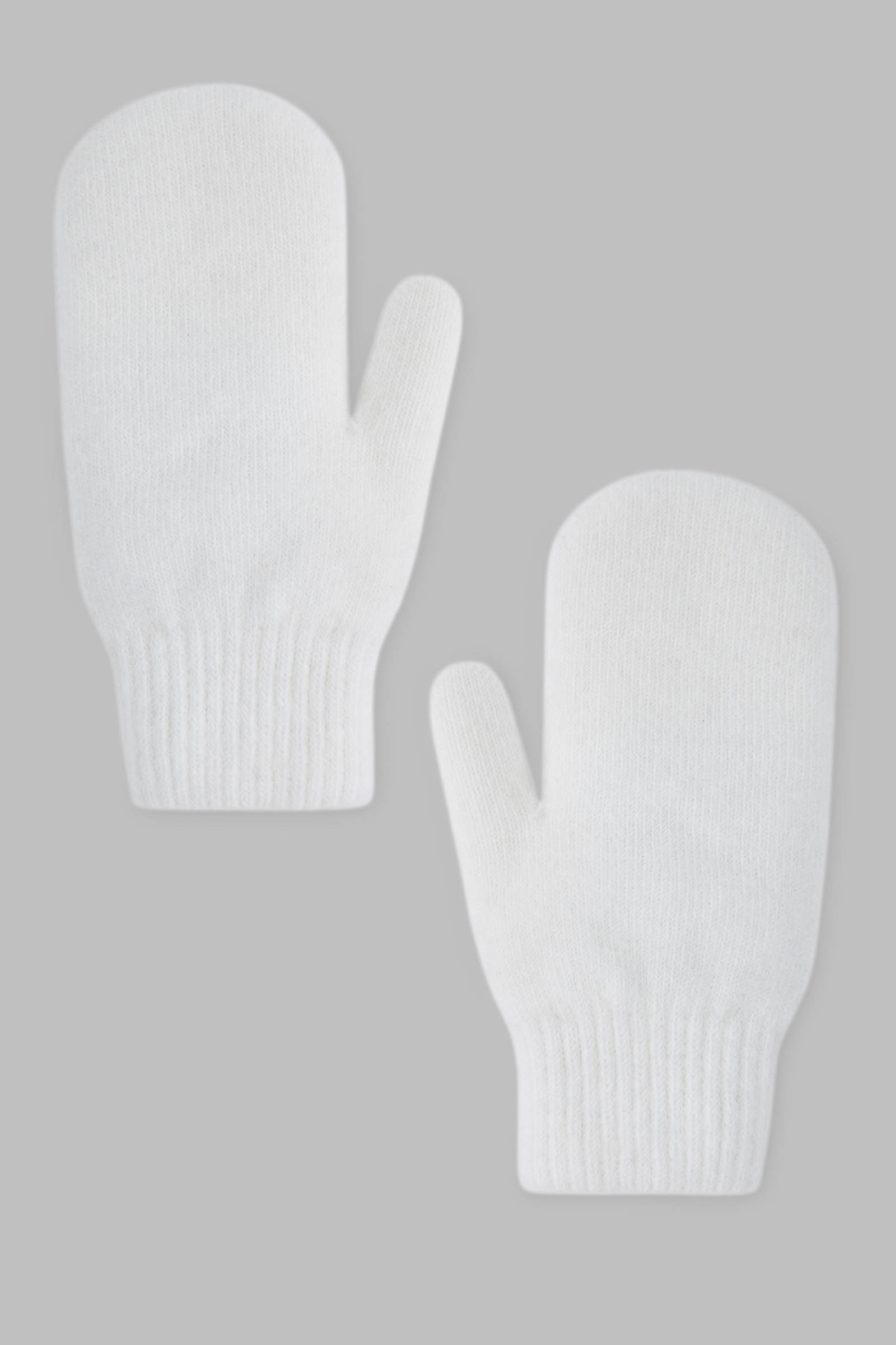 Вязаные варежки Finn Flare, белый, арт. FWC11170