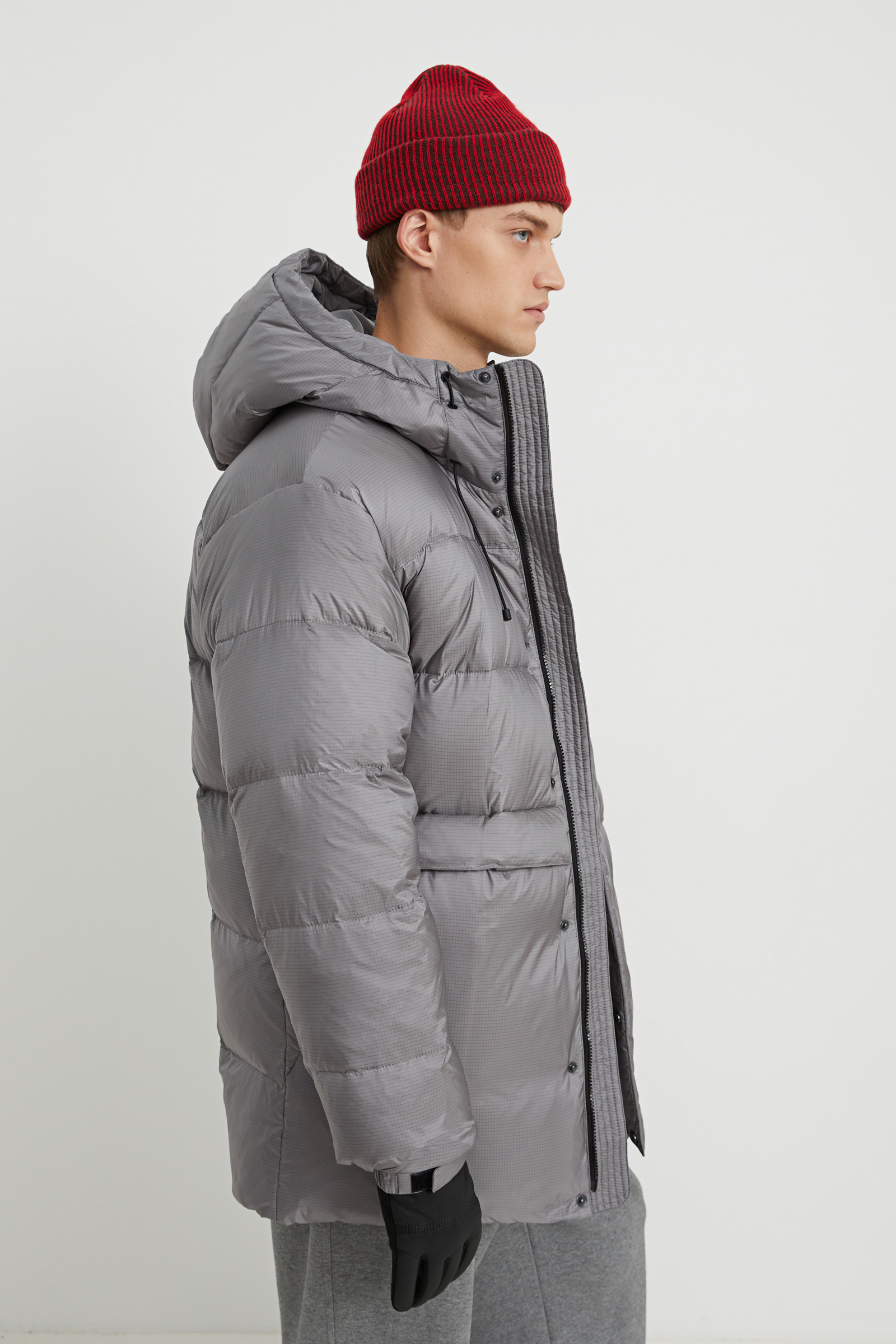 

Полупальто утепленное с утиным пухом, 205 mouse, Полупальто утепленное с утиным пухом