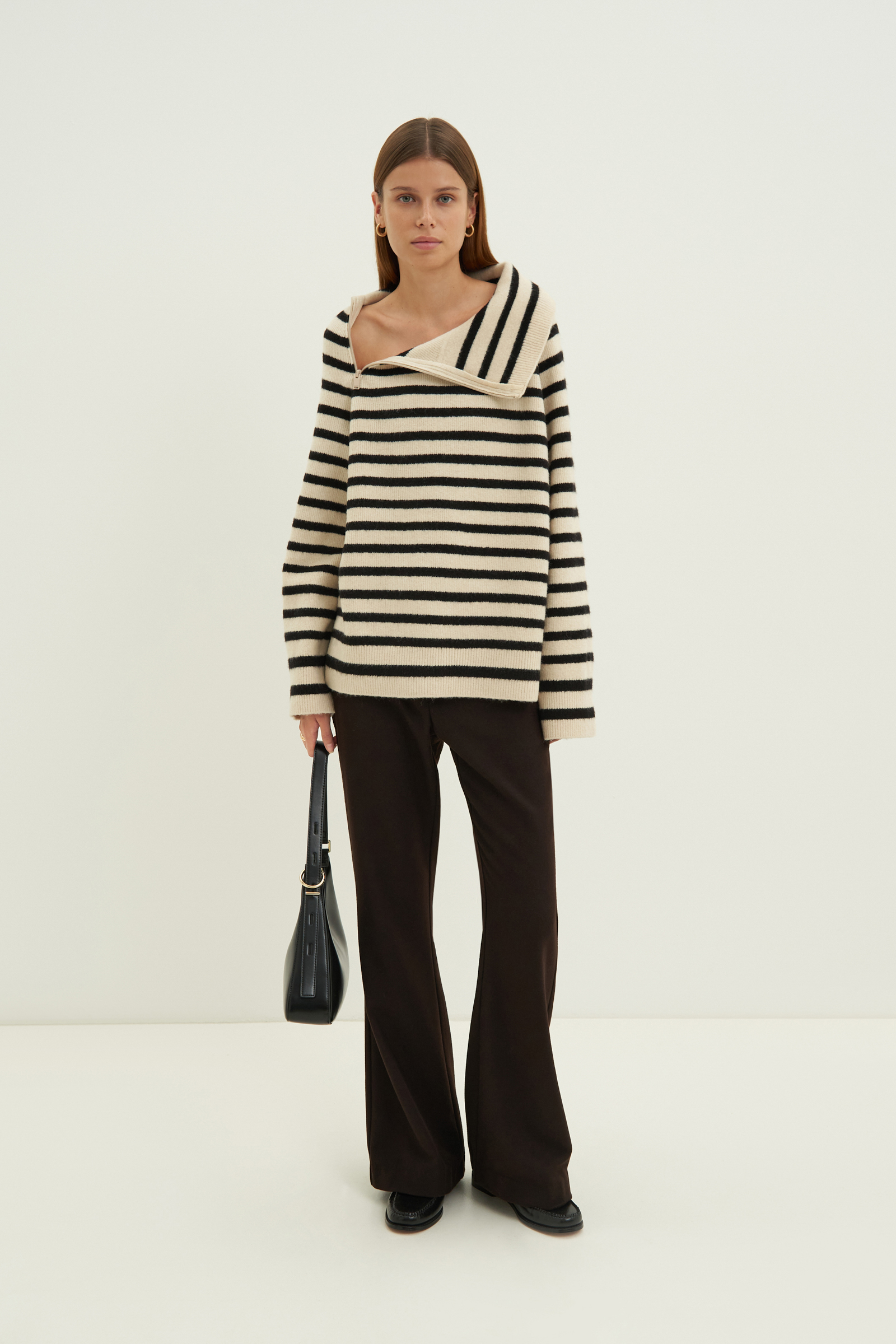 

Брюки клеш с шерстью, 640 coffee bean, Брюки клеш с шерстью