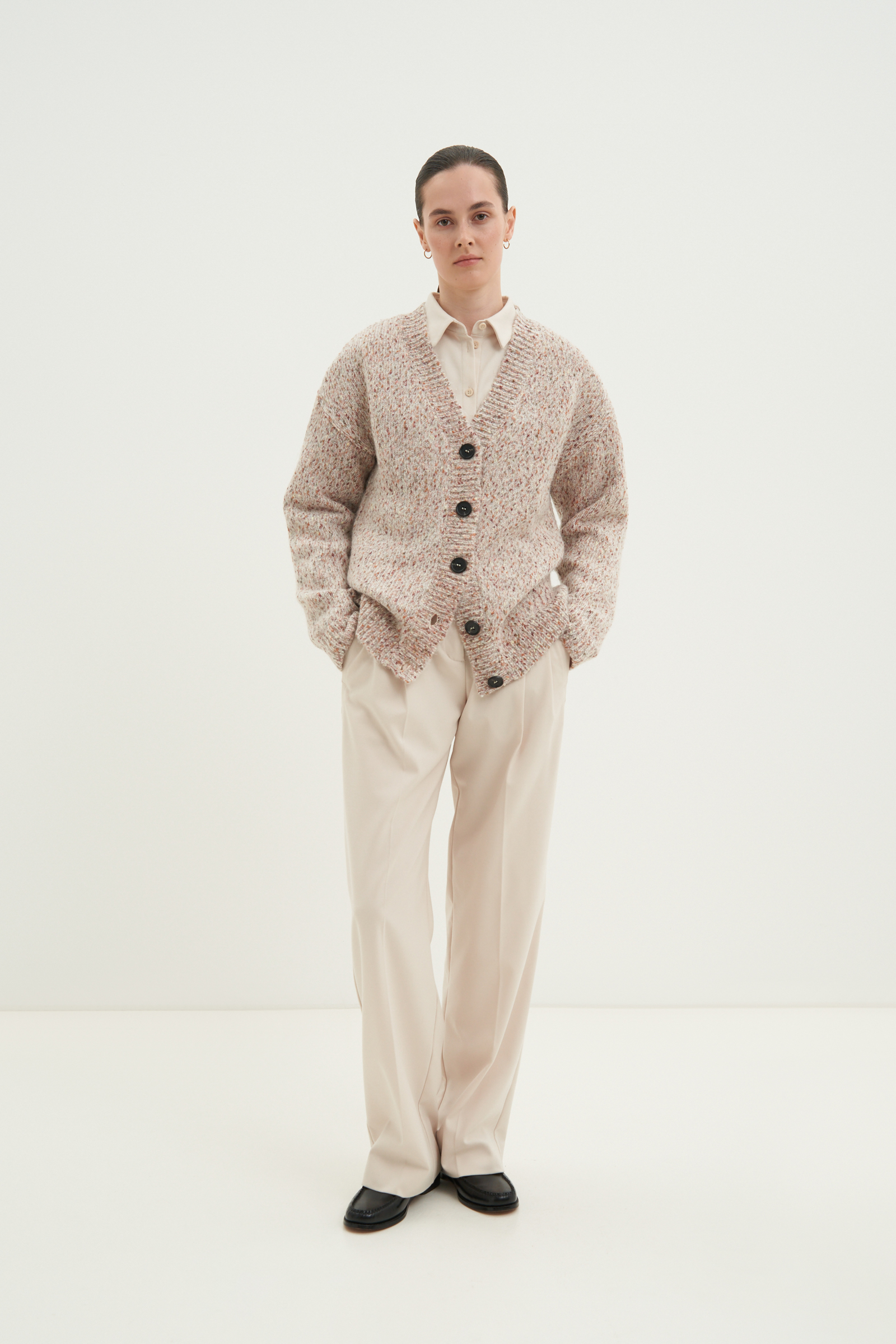 Кардиган с шерстью