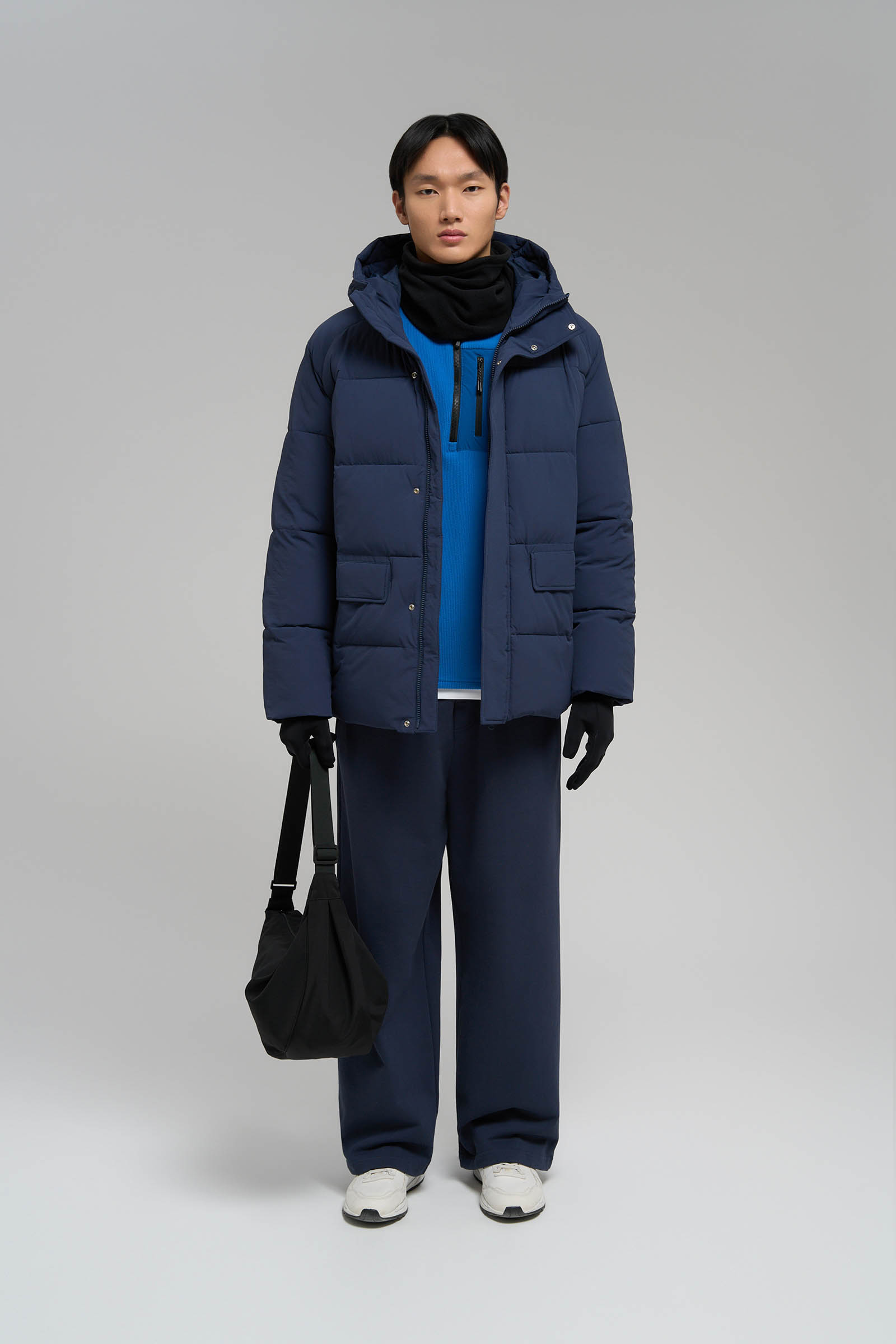 Утепленная куртка FINN FLARE с капюшоном, синий, арт. FWE21010