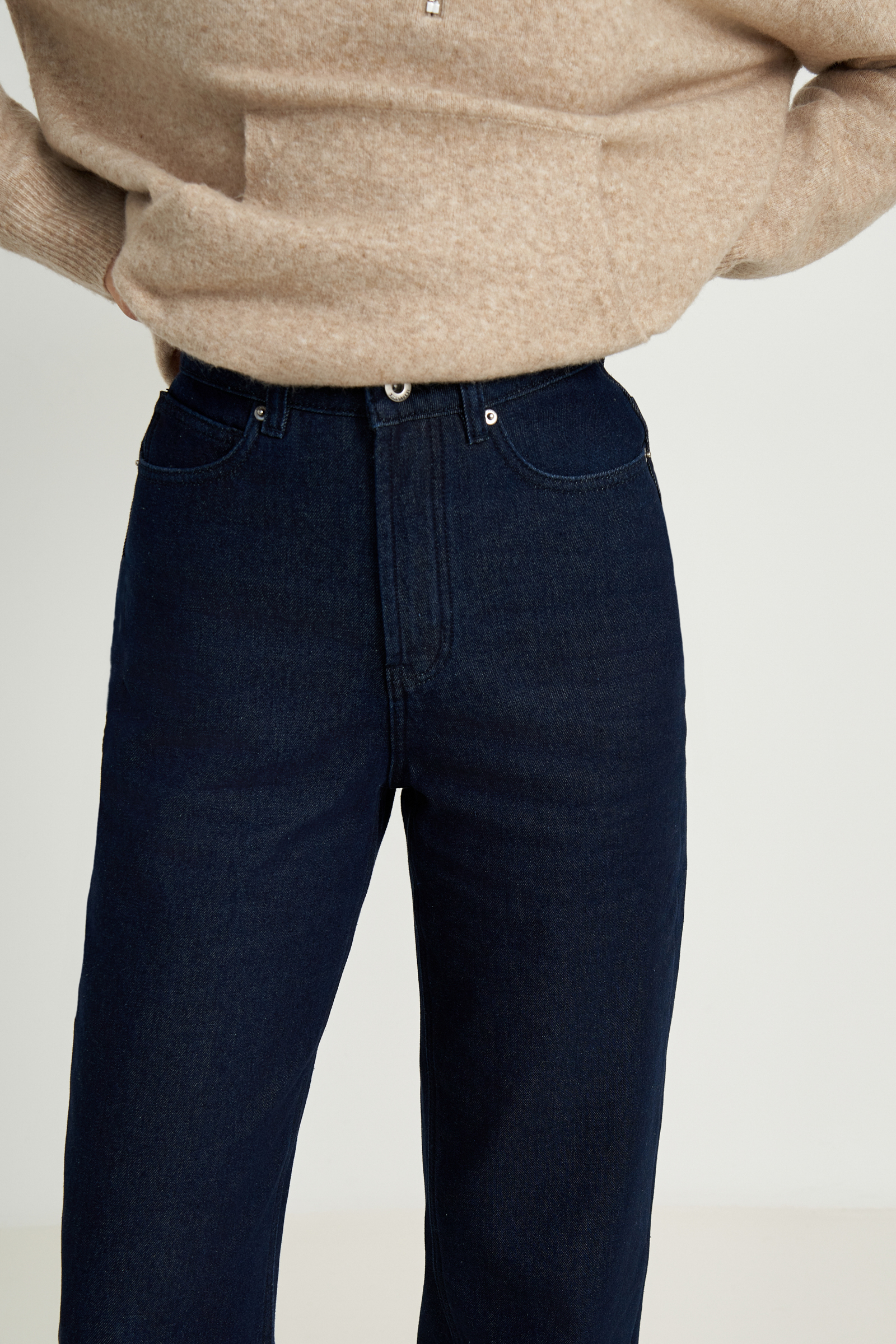 

Утепленные джинсы wide leg fit женские, 189 deep dark denim, Утепленные джинсы wide leg fit женские