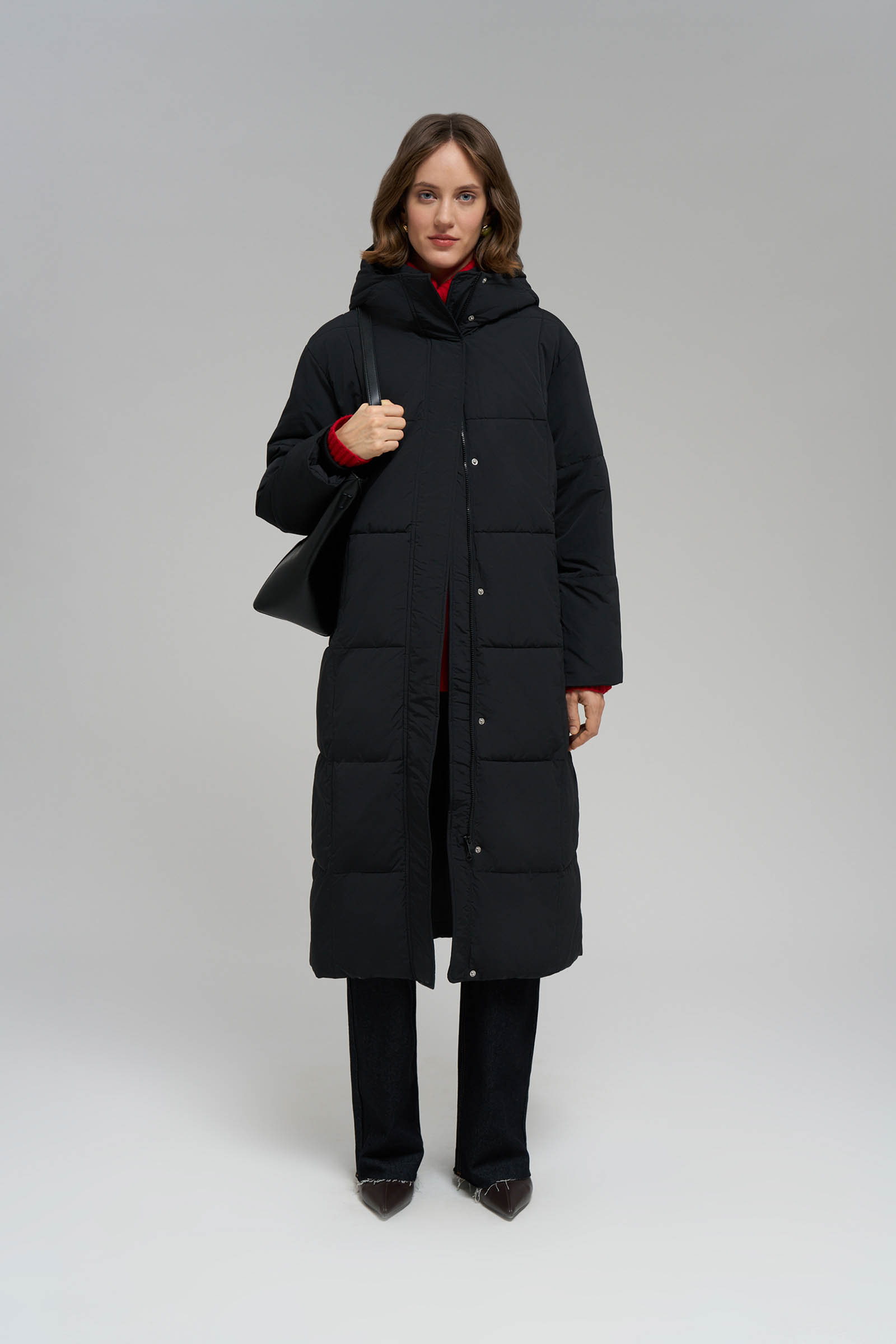 Утепленное пальто FINN FLARE, черный, арт. FWE11000