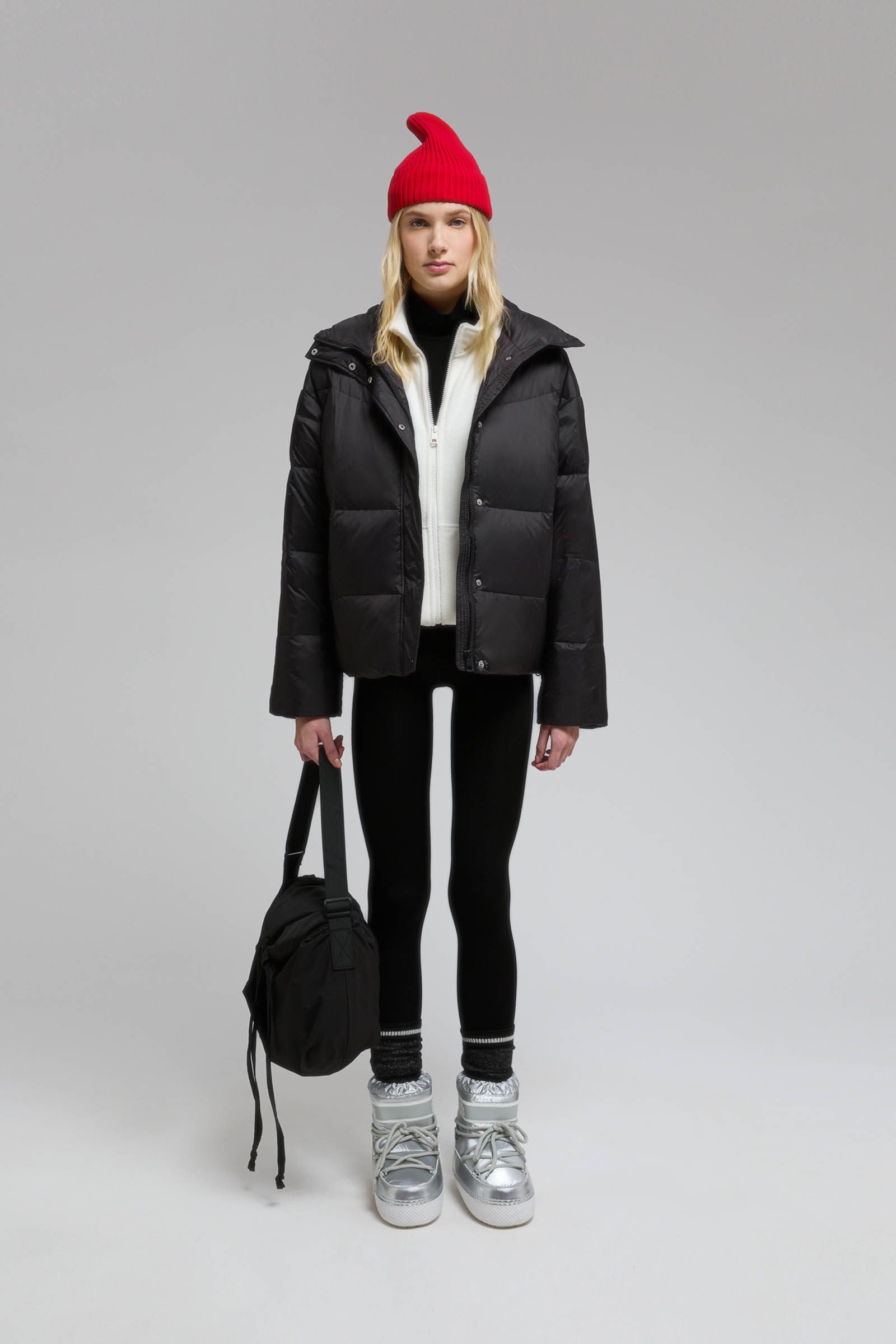 

Пуховик со съемным капюшоном, 200 black, Пуховик со съемным капюшоном