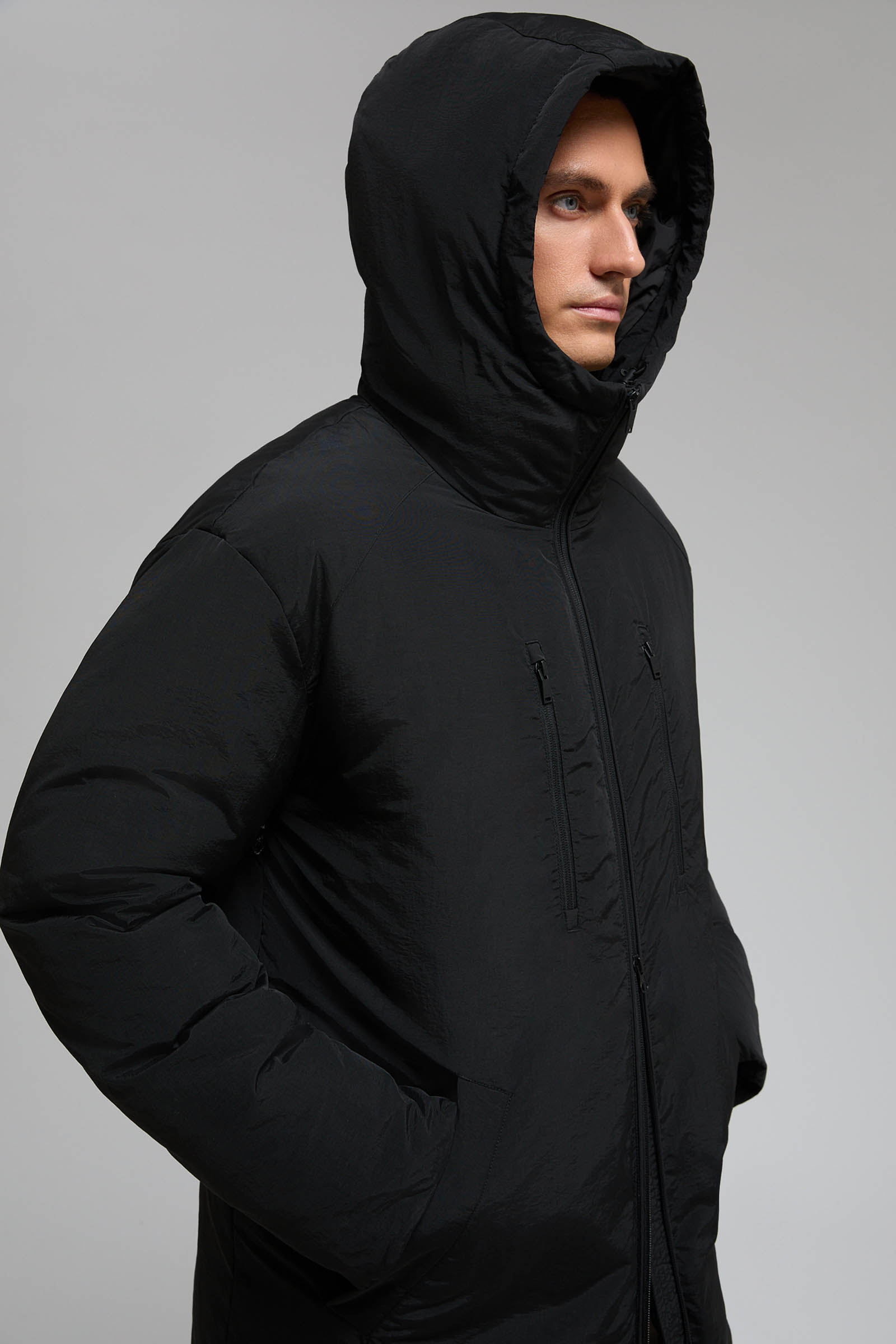 

Утепленное пальто с утяжниками на талии, 727 breakstone, Утепленное пальто с утяжниками на талии