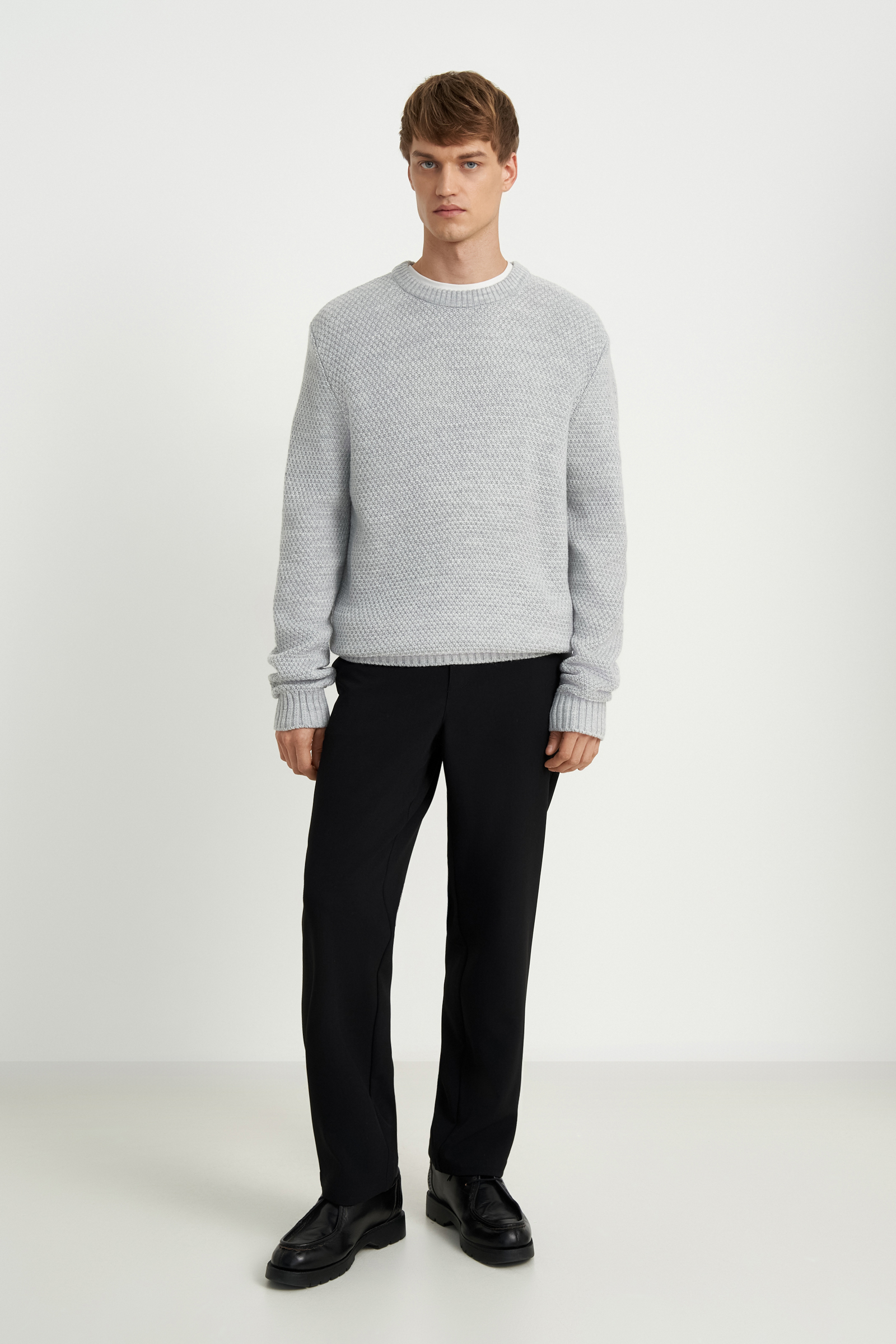 

Джемпер с округлой горловиной прямого кроя, 908 wren, Джемпер с округлой горловиной прямого кроя