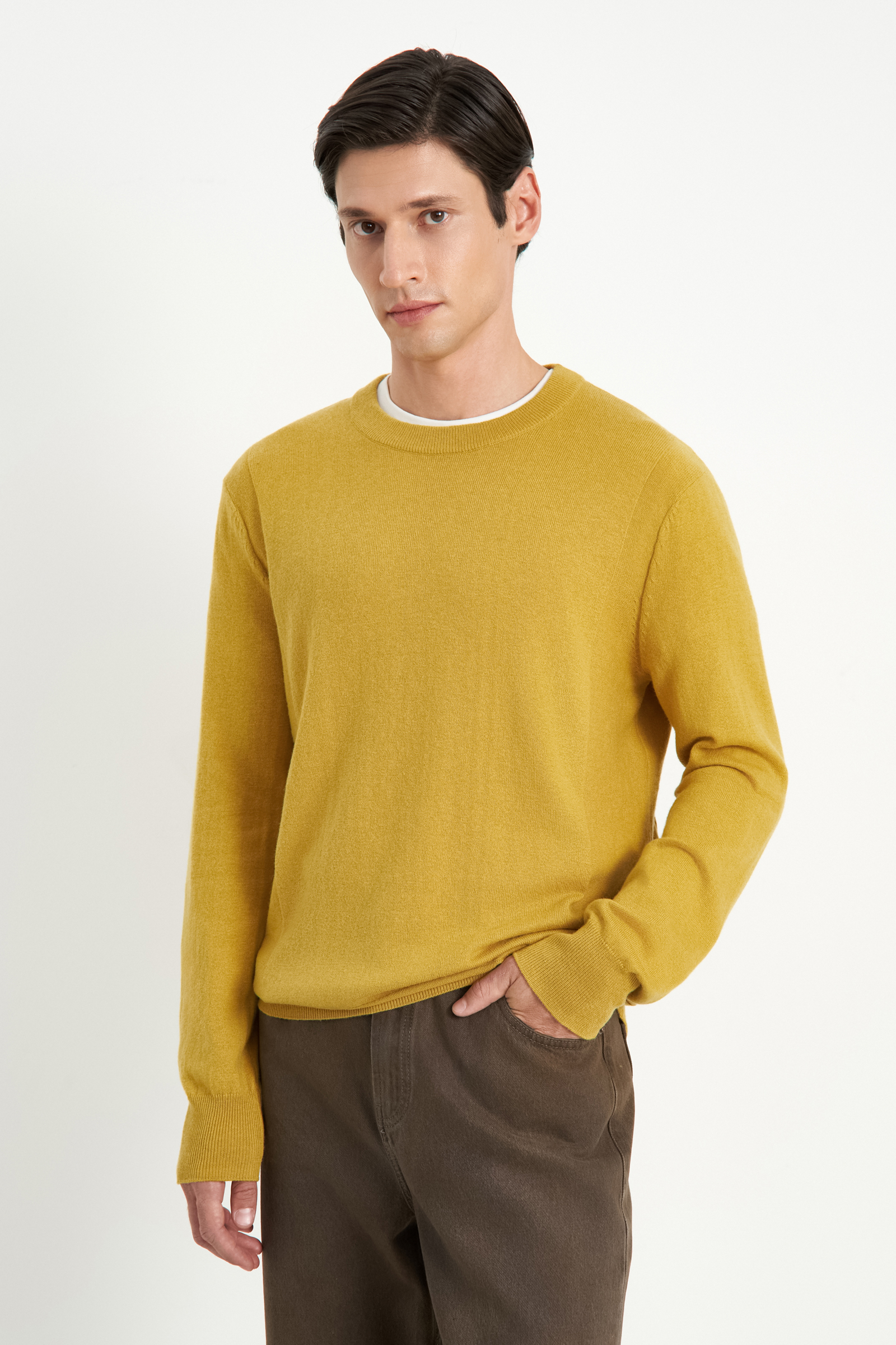 Джемпер Finn Flare из шерсти и хлопка, 460 golden flake, арт. FWE21100