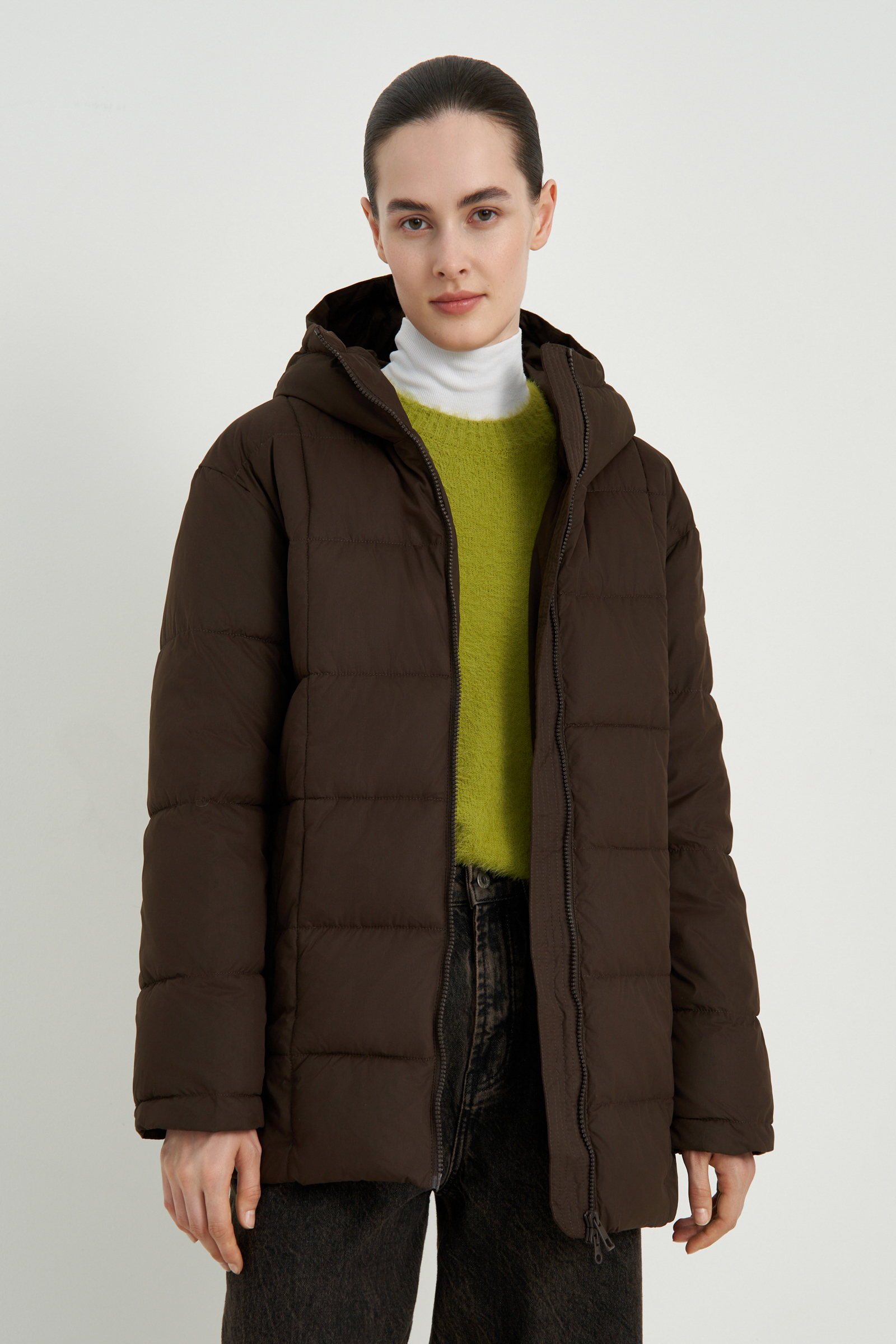 Куртка утепленная FINN FLARE прямого силуэта, 641 java, арт. FWE11029