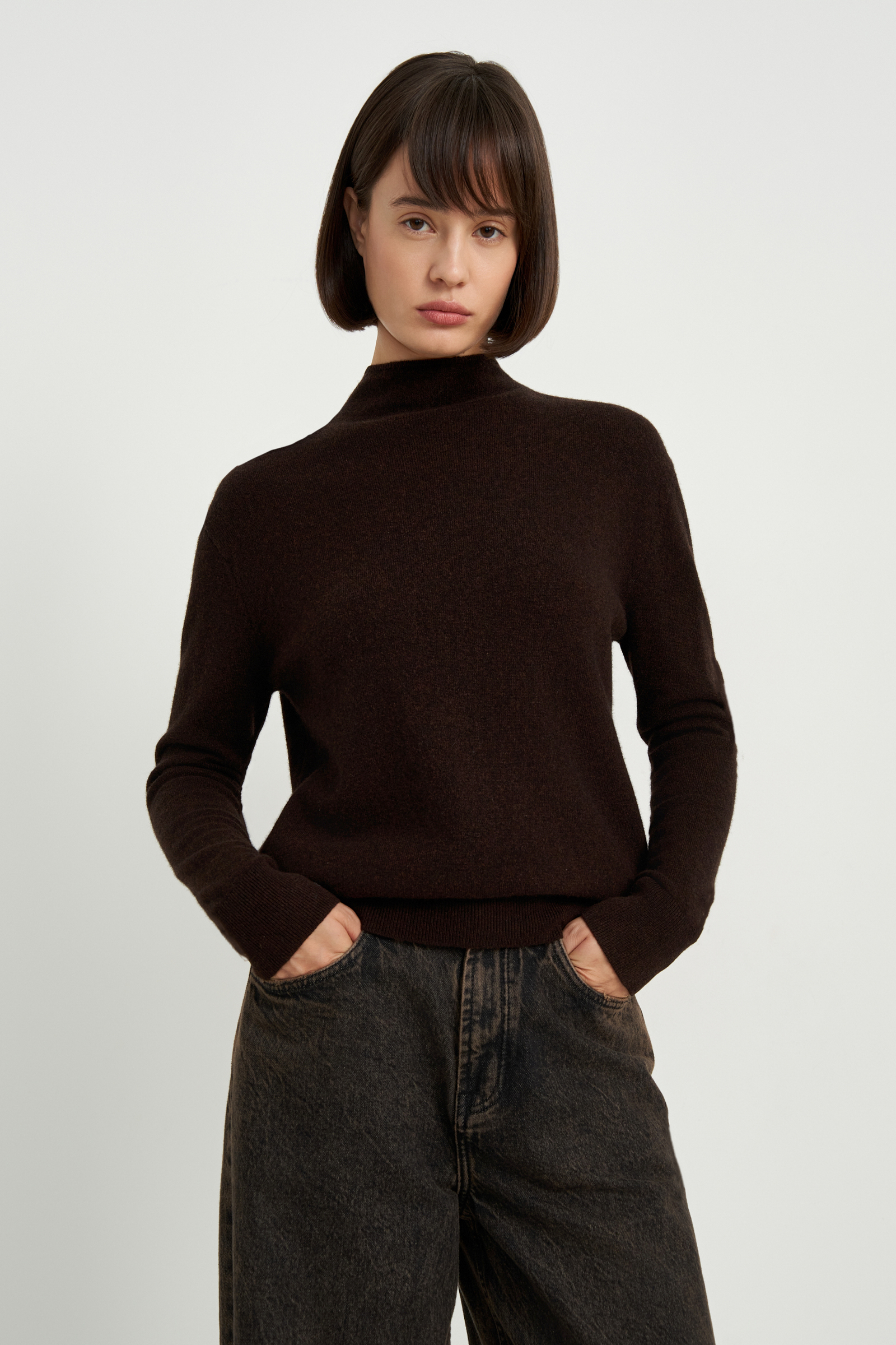 

Шерстяной джемпер с добавлением шелка и кашемира, 641 java, Шерстяной джемпер с добавлением шелка и кашемира