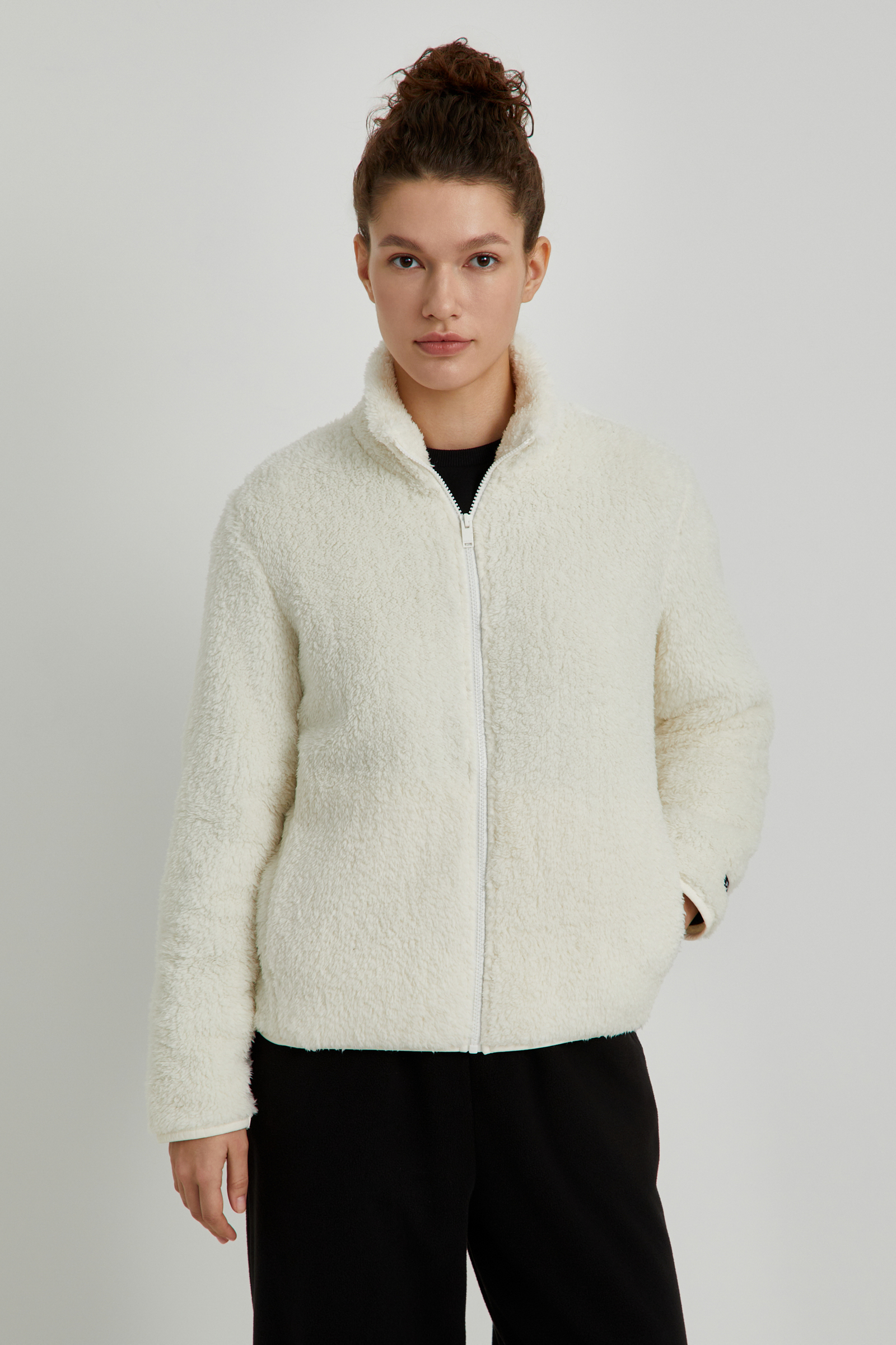 

Меховая куртка с воротником-стойкой, 711 milk, Меховая куртка с воротником-стойкой