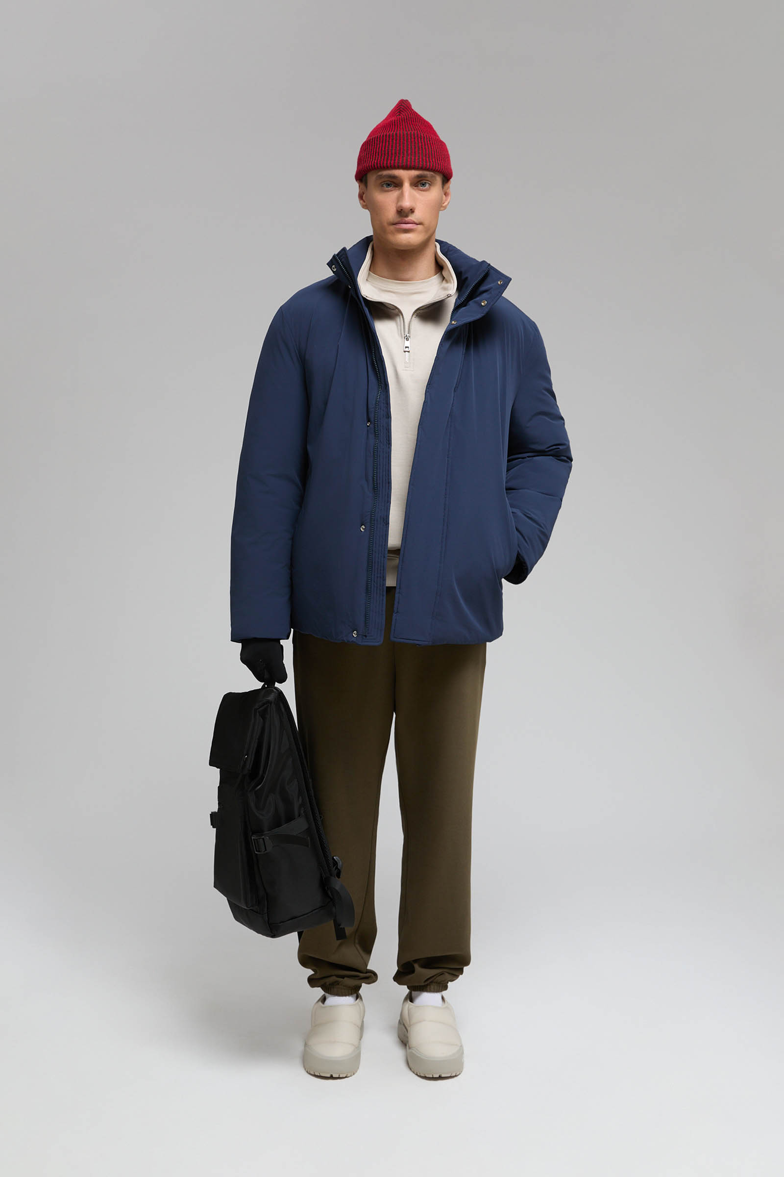 

Утепленная куртка с капюшоном, 101 cosmic blue, Утепленная куртка с капюшоном