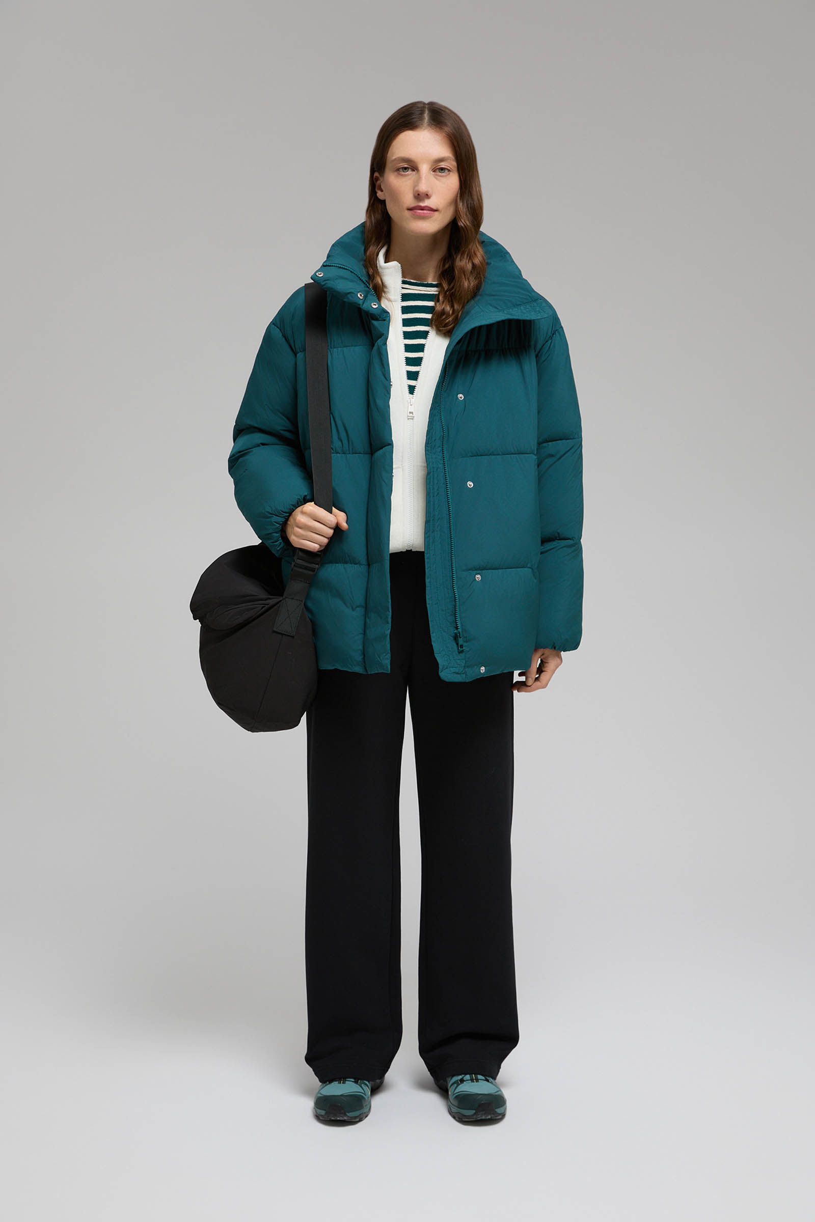 Стеганая куртка Finn Flare, зеленый, арт. FWF11011