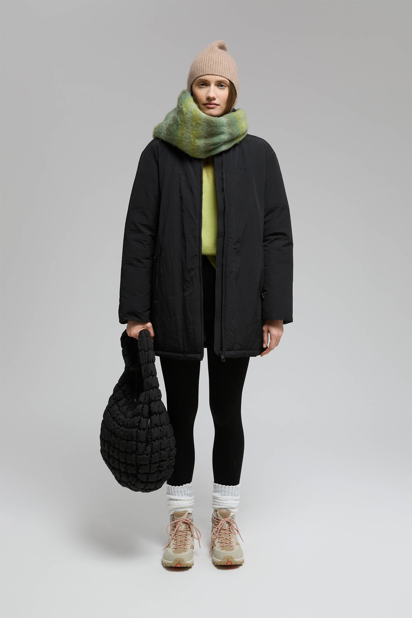 Куртка FINN FLARE утепленная с капюшоном, черный, арт. FWF11007