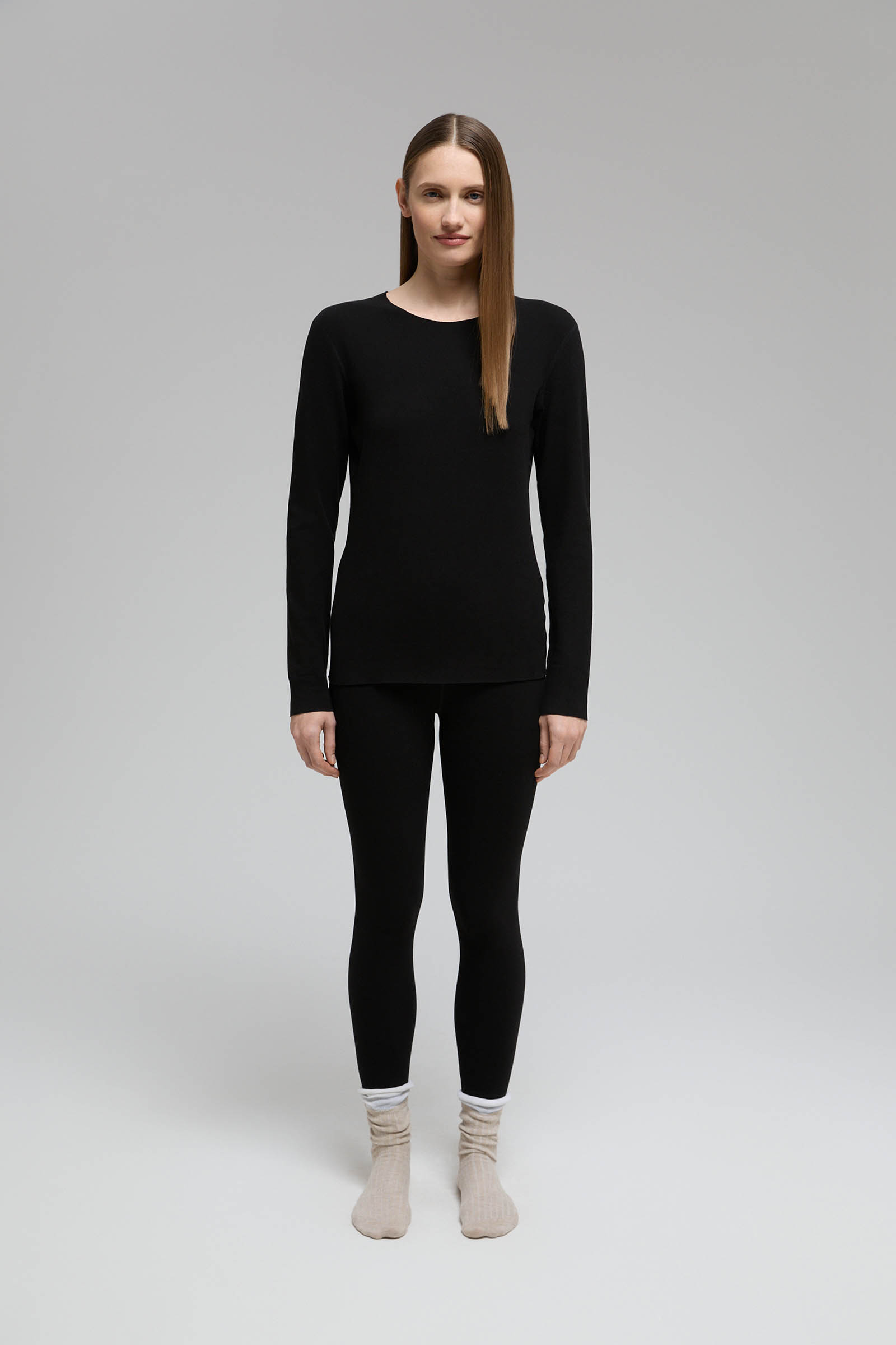 

Лонгслив-термобелье с хлопком, 200 black, Лонгслив-термобелье с хлопком