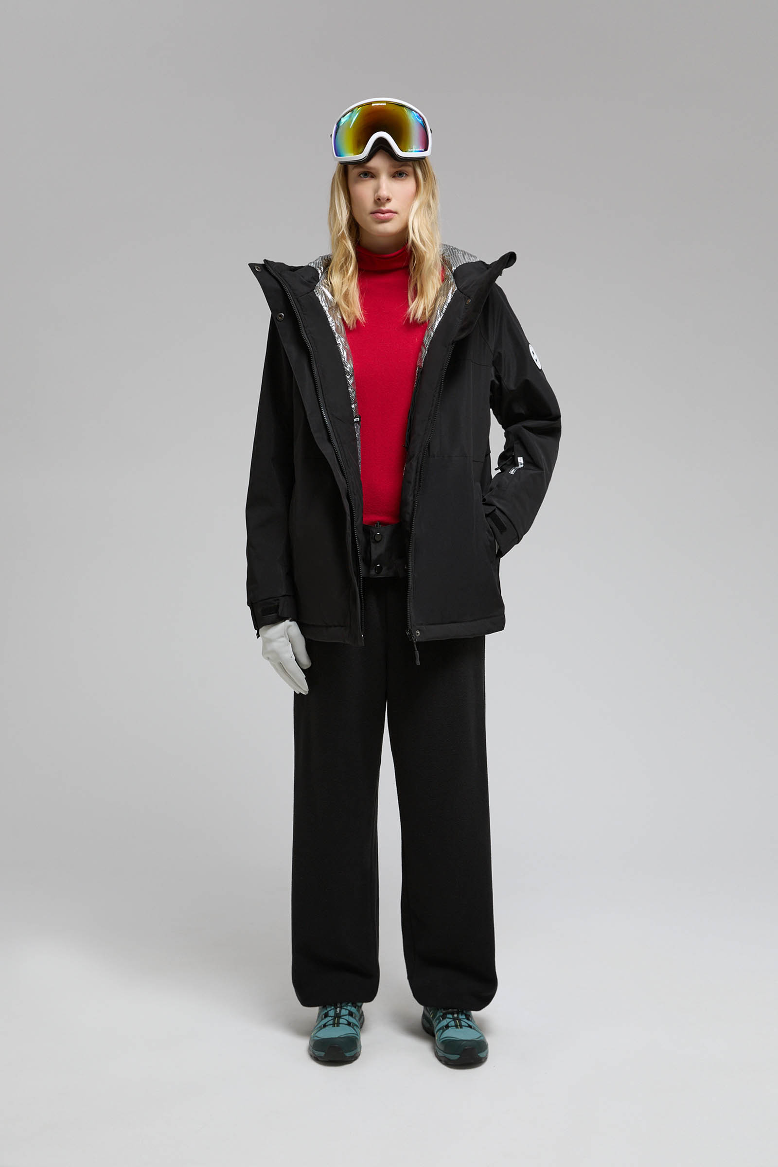 

Горнолыжная куртка с капюшоном, 200 black, Горнолыжная куртка с капюшоном